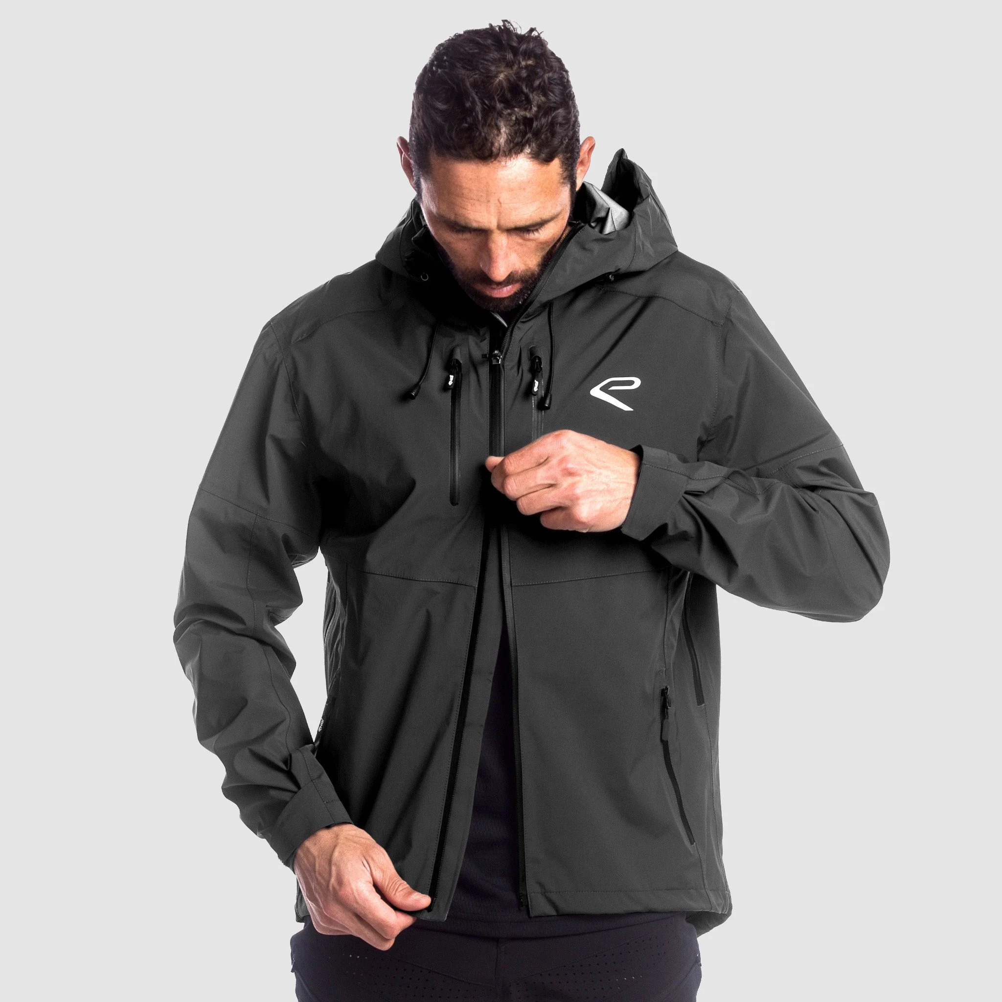 EKOI MTB Trail Charcoal green khaki rain cape