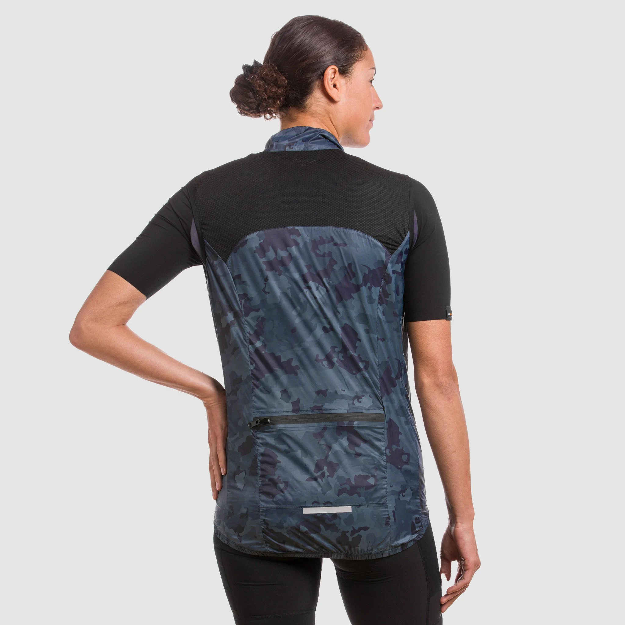 Unisex Windproof Vest EKOI GRAVEL ULTRALIGHT Kaki