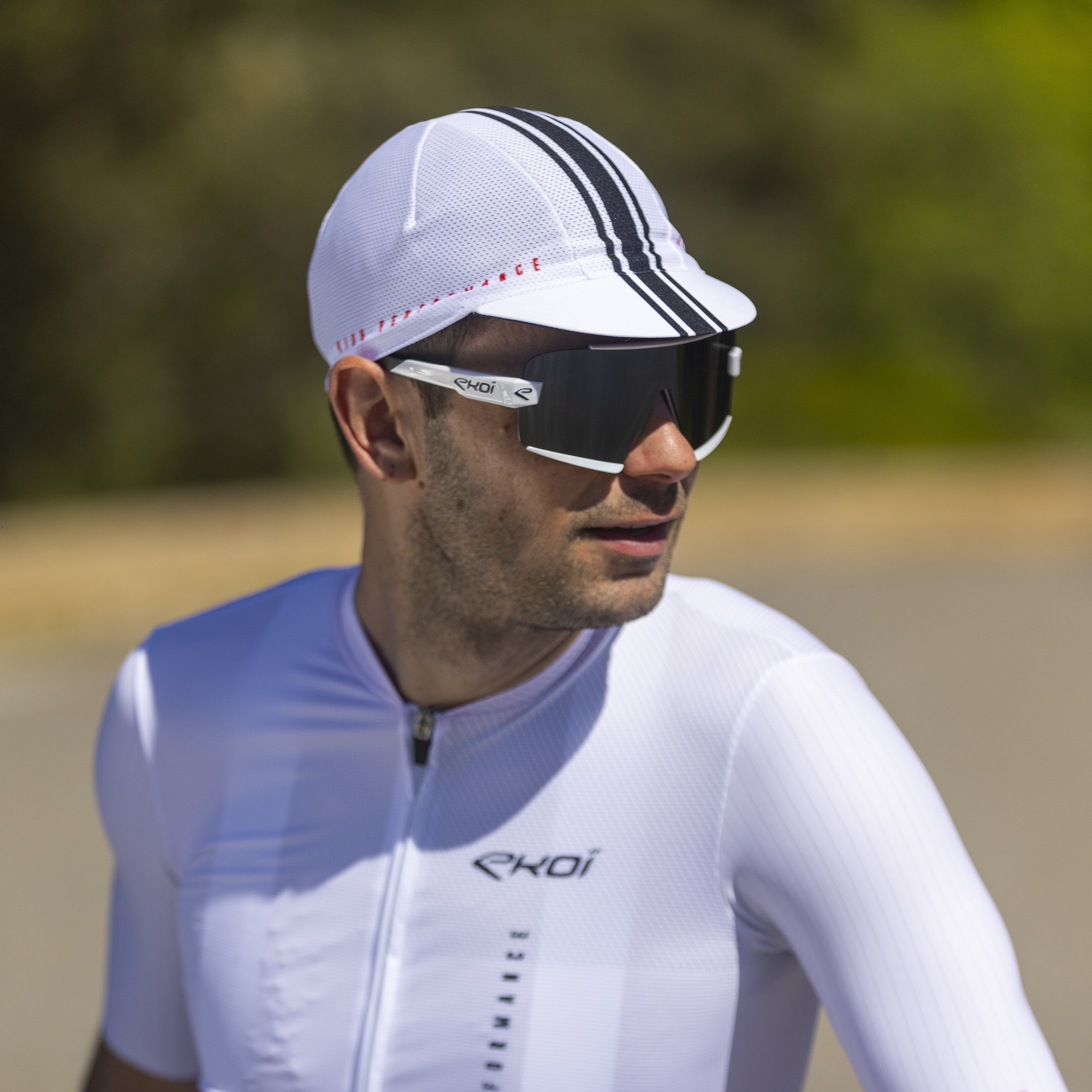 EKOI Perf LINEAR Cycling Cap Sky Navy