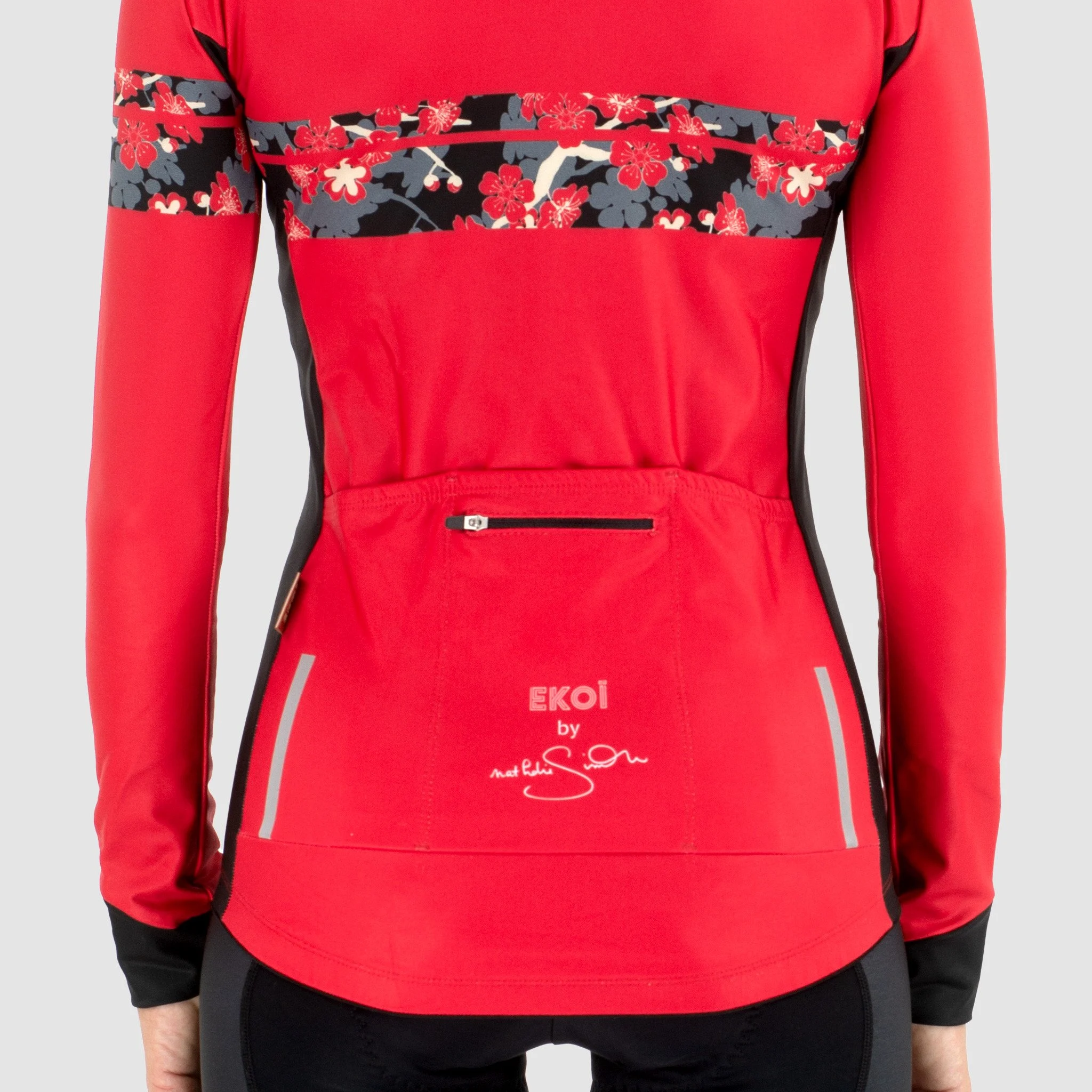 Nathalie Simon women's black LS jersey by EKOÏ