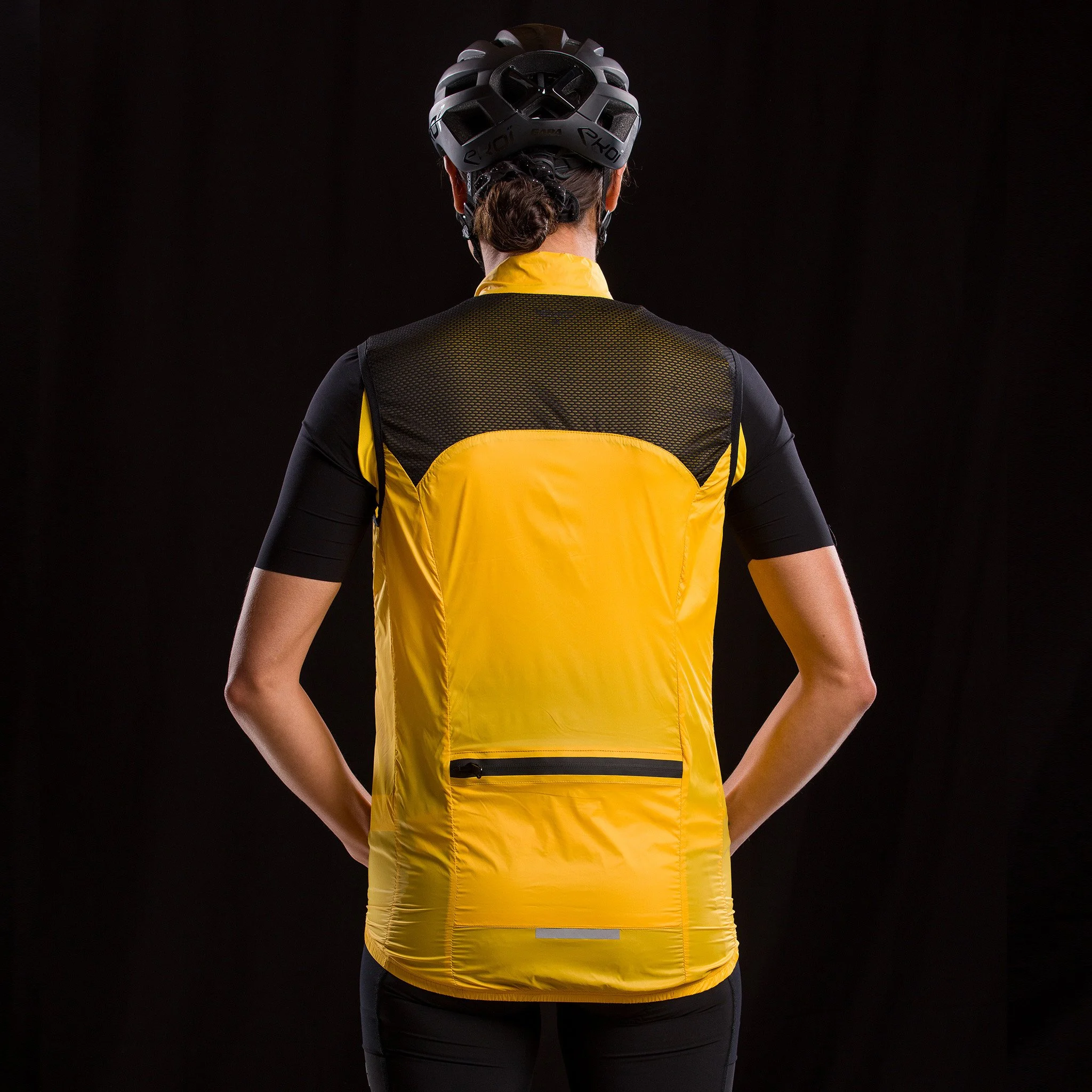Unisex Windproof Vest EKOI GRAVEL ULTRALIGHT Kaki
