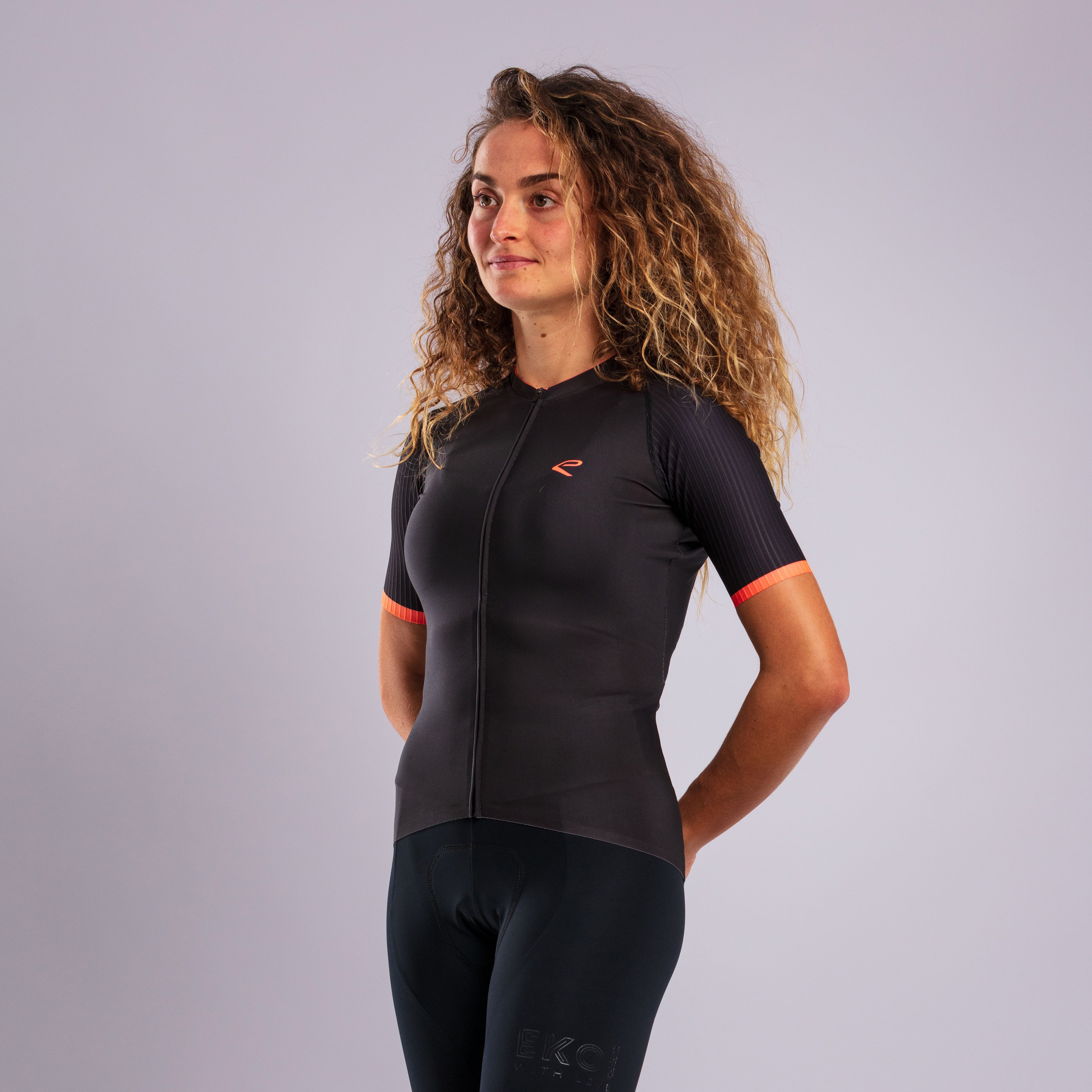 EKOI OUTLAST women's jersey Black Fluorescent yellow