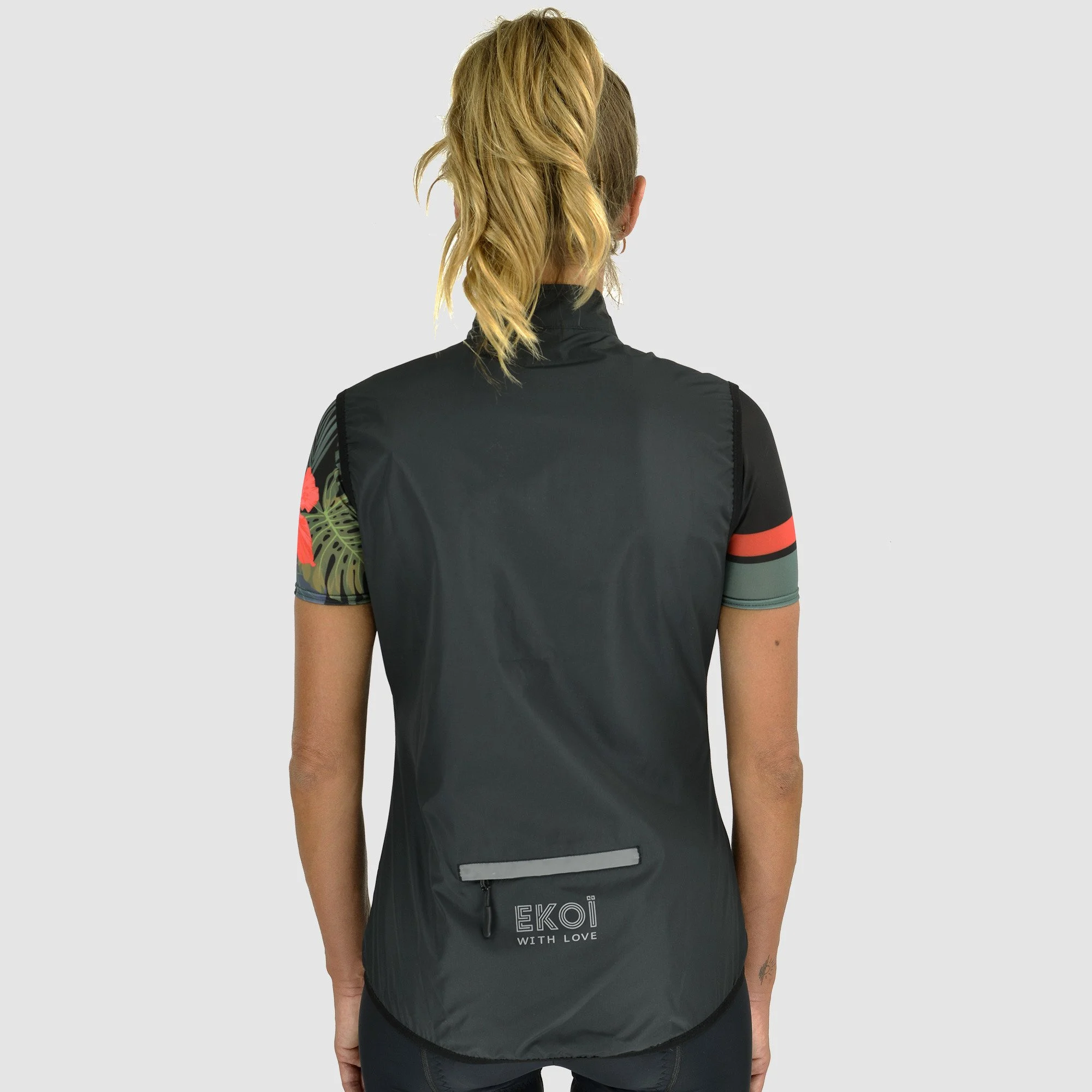 Windproof Vest EKOI CELIA Navy Blue