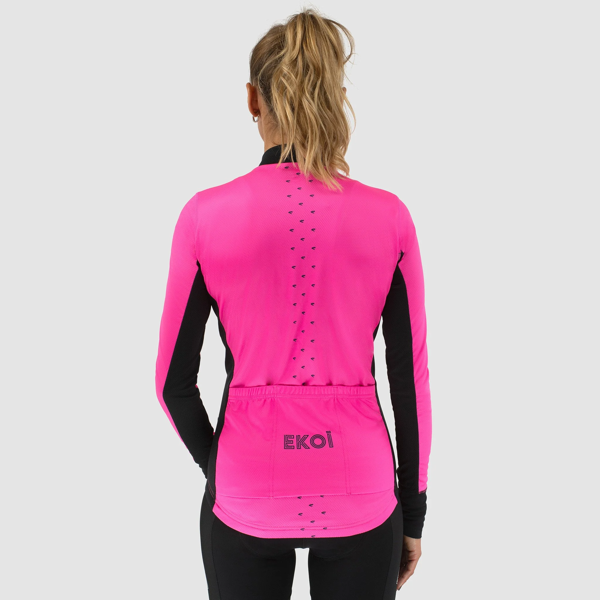 EKOI Core Women's Neon Yellow LS jersey