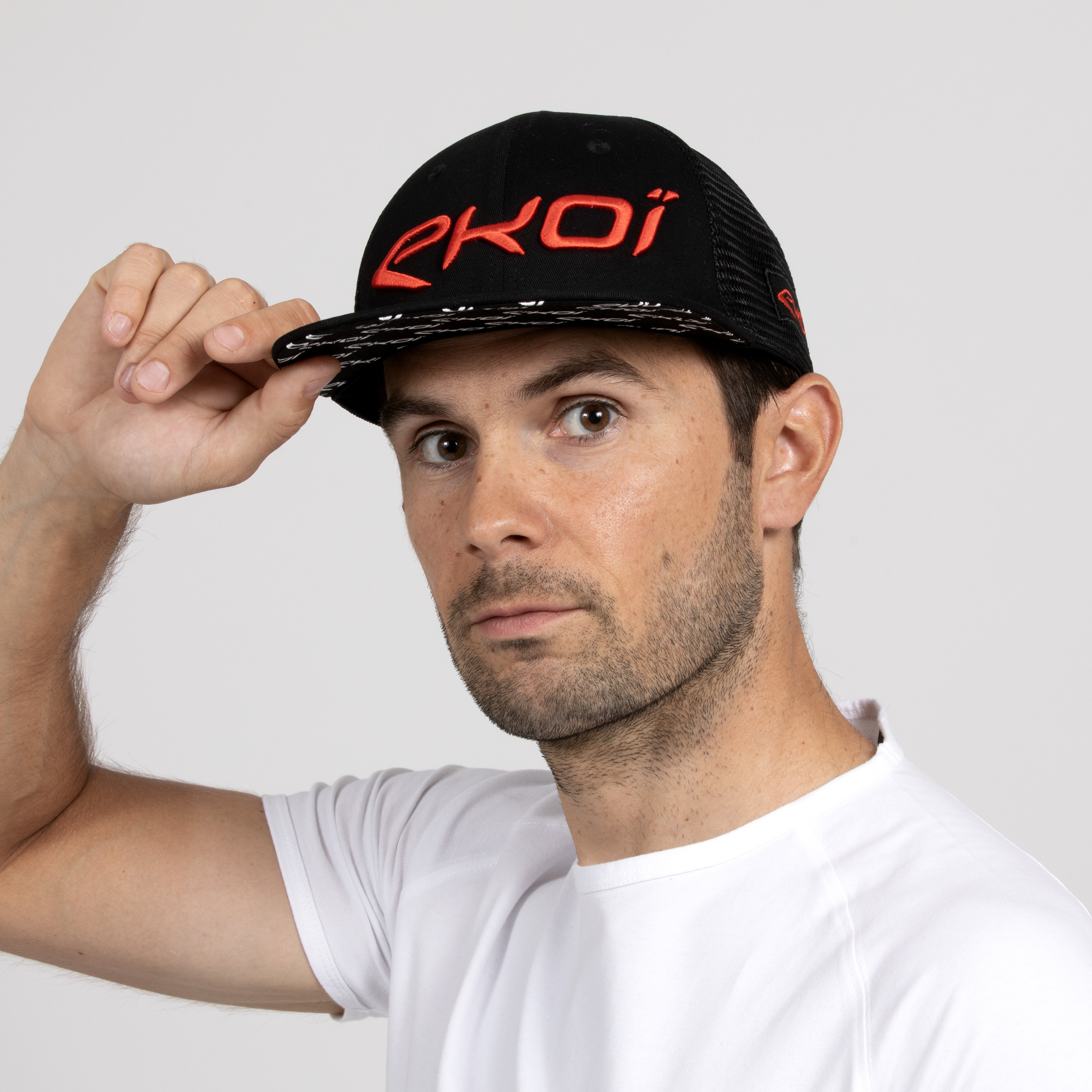 EKOI Flat Visor Cap Black