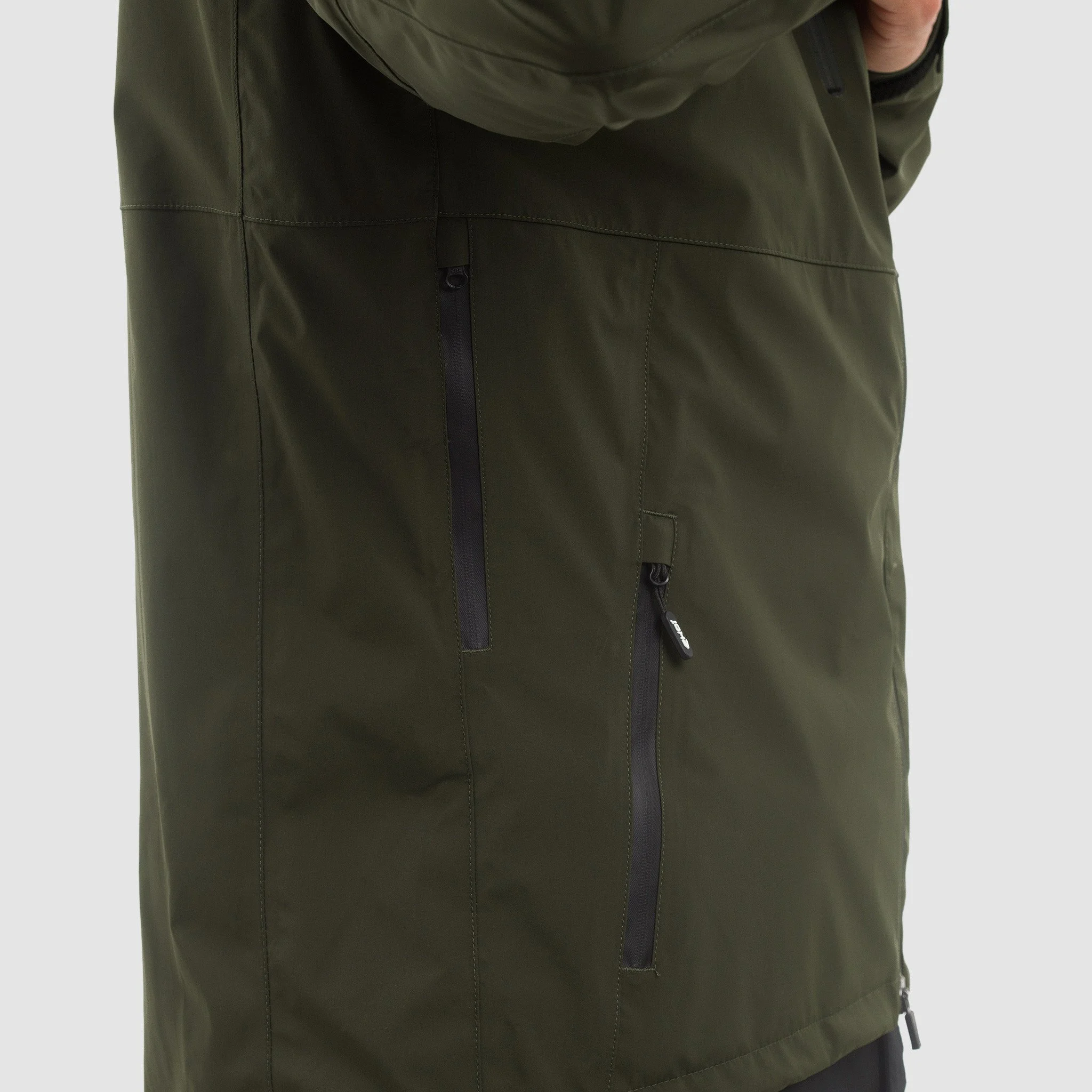 EKOI MTB Trail Charcoal green khaki rain cape