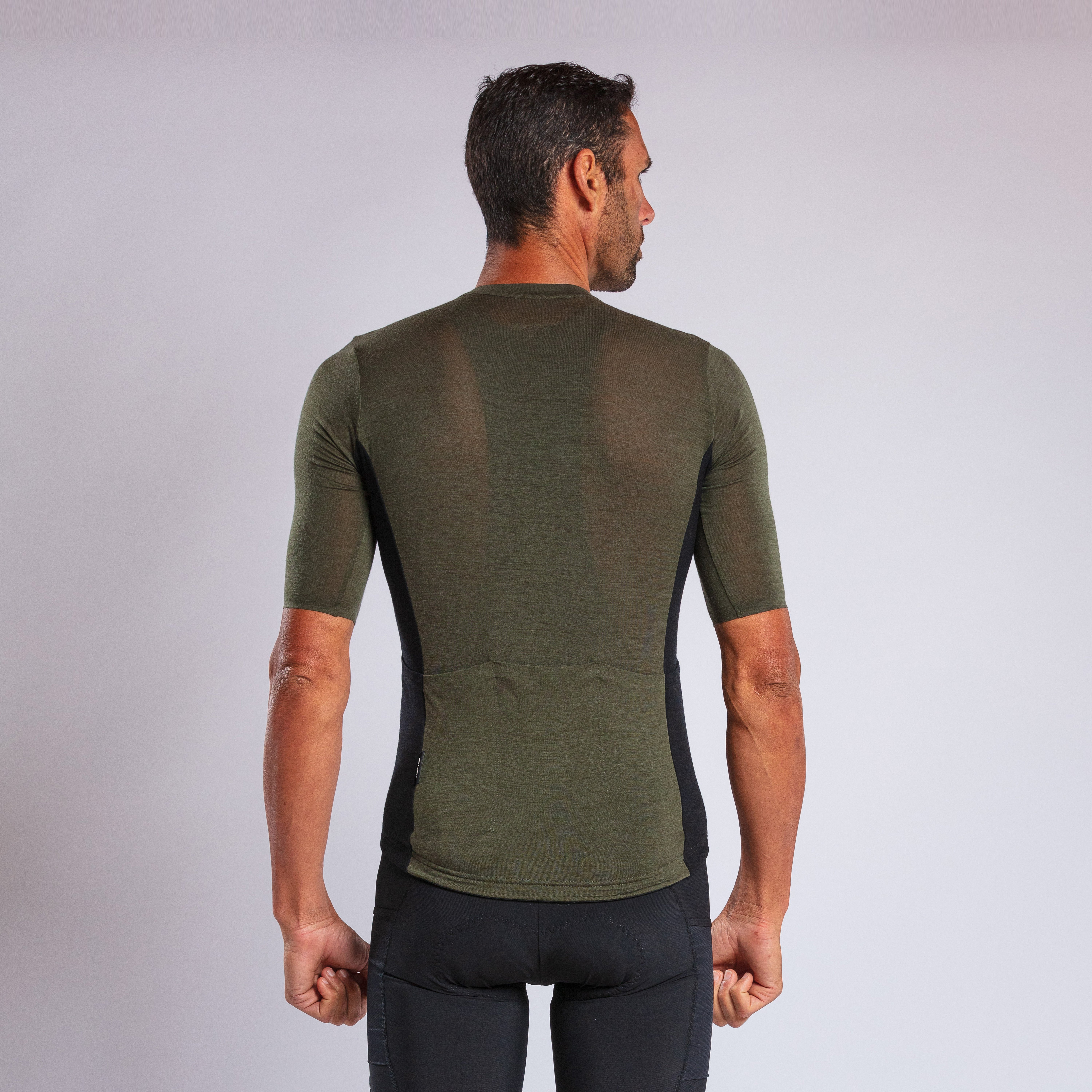 Merino Unisex Perf Gravel Jersey Black