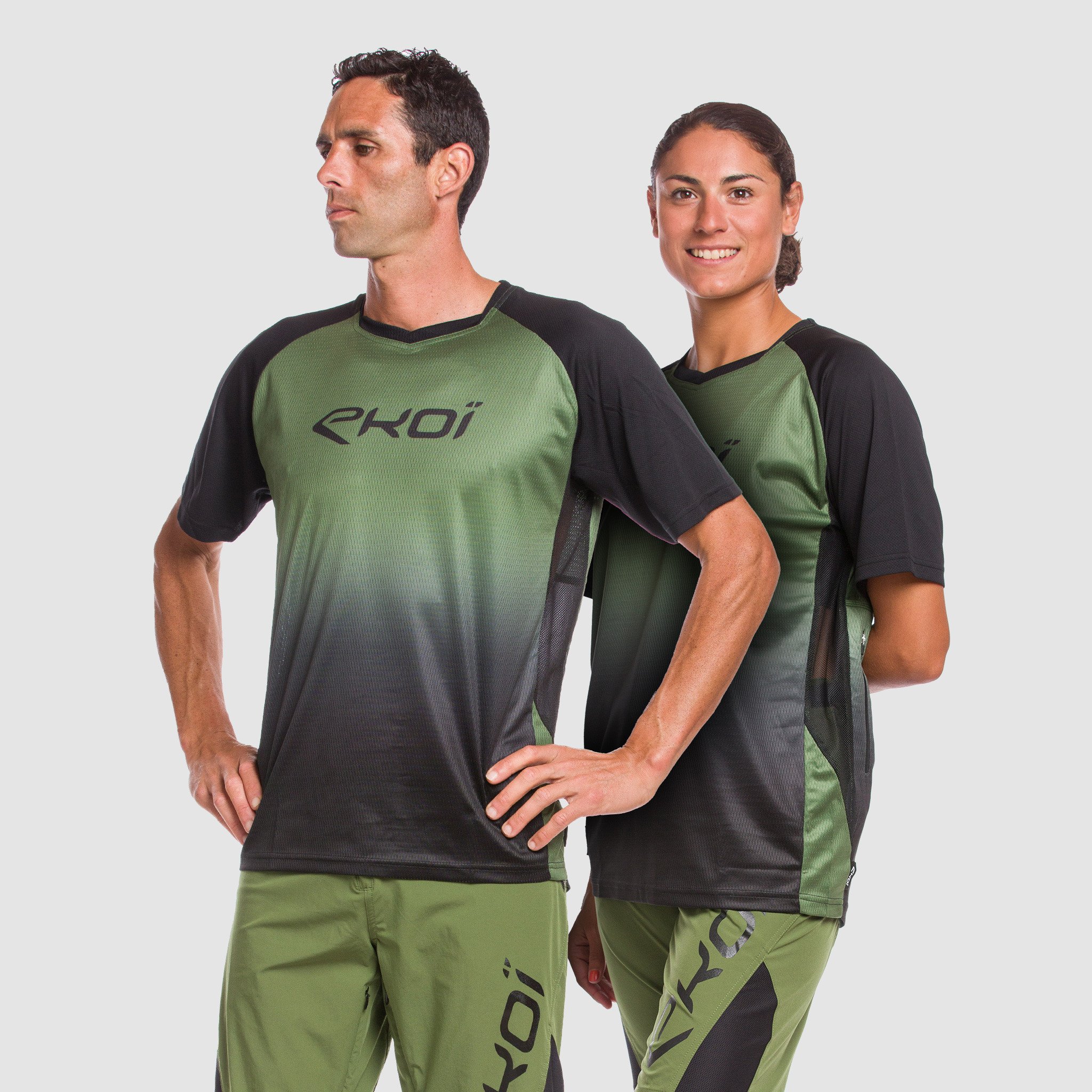 Short Sleeves Jersey EKOI MTB Grey