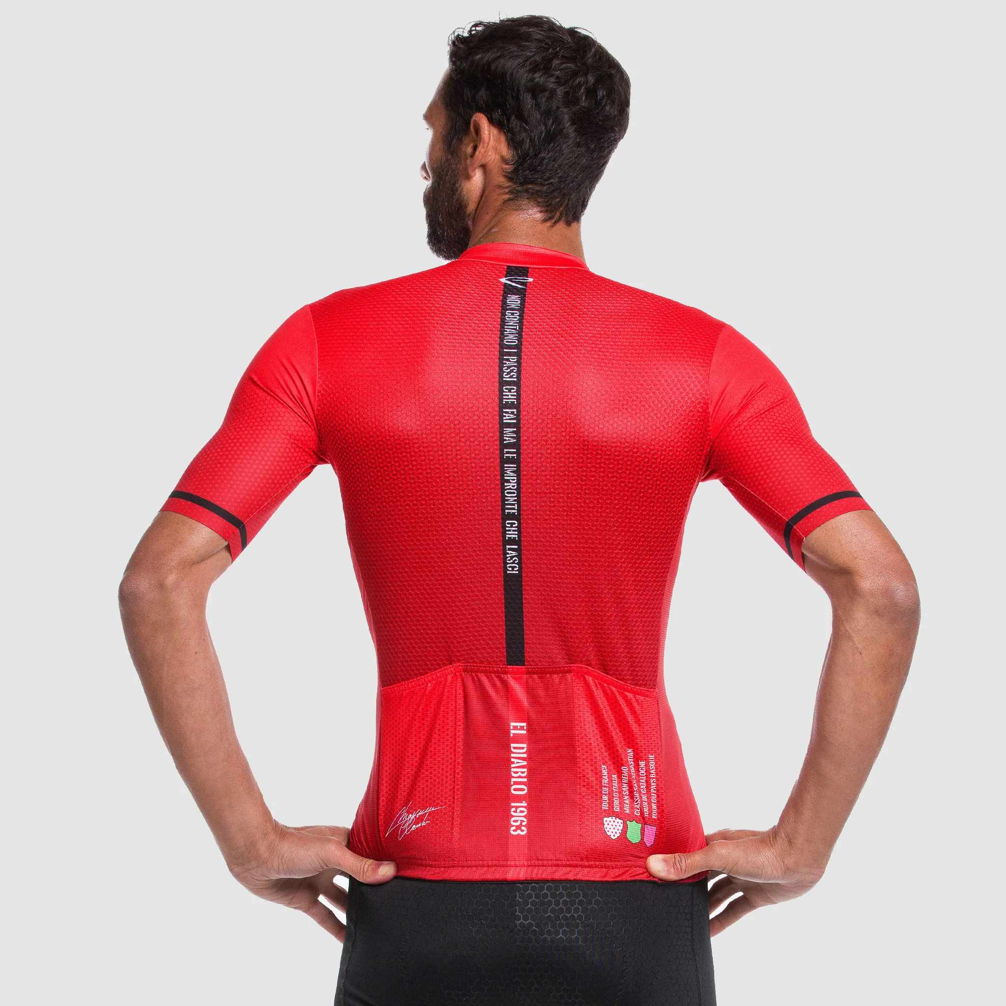 EKOI X EL DIABLO Red short sleeved jersey