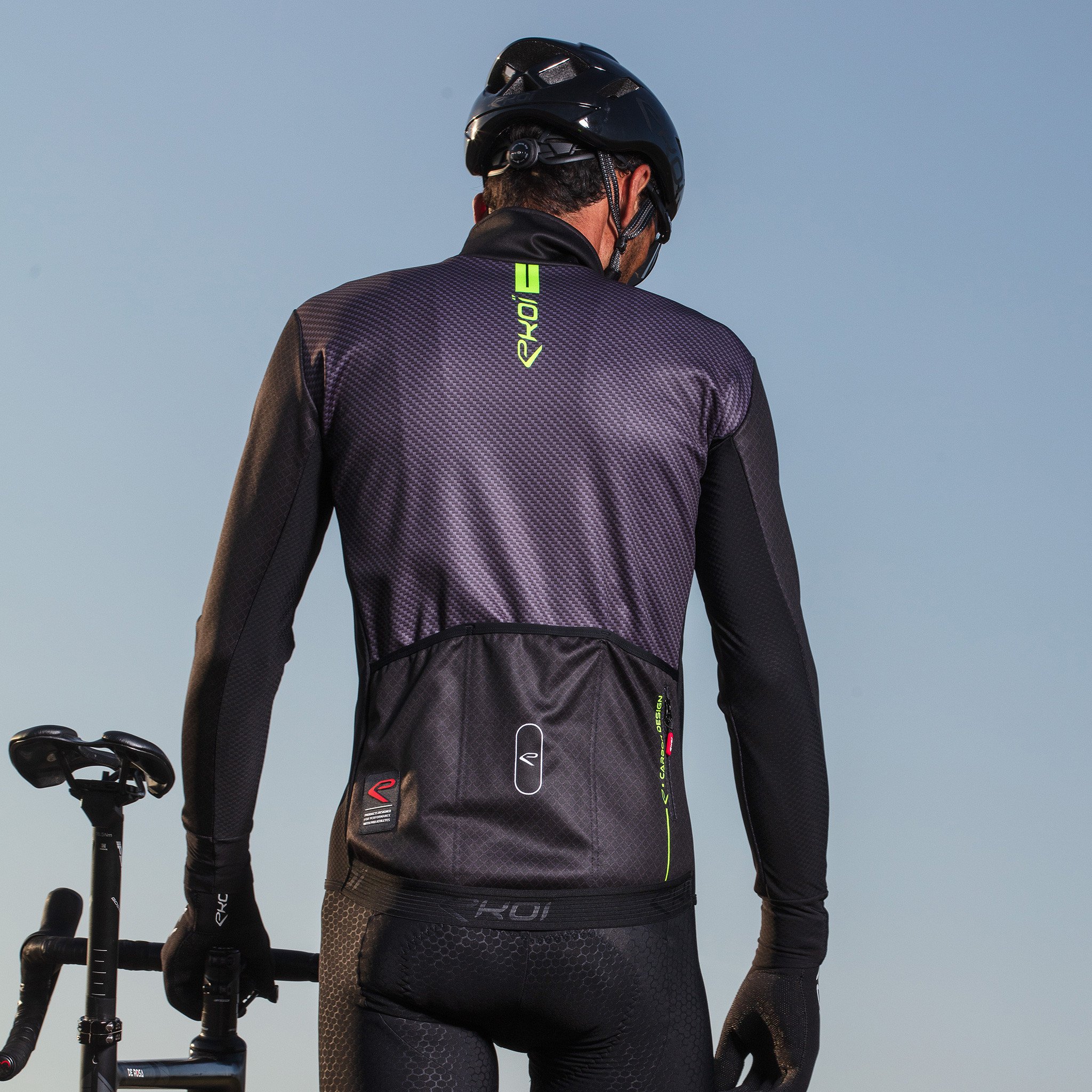 THERMAL JACKET EKOI CARBON NEON YELLOW