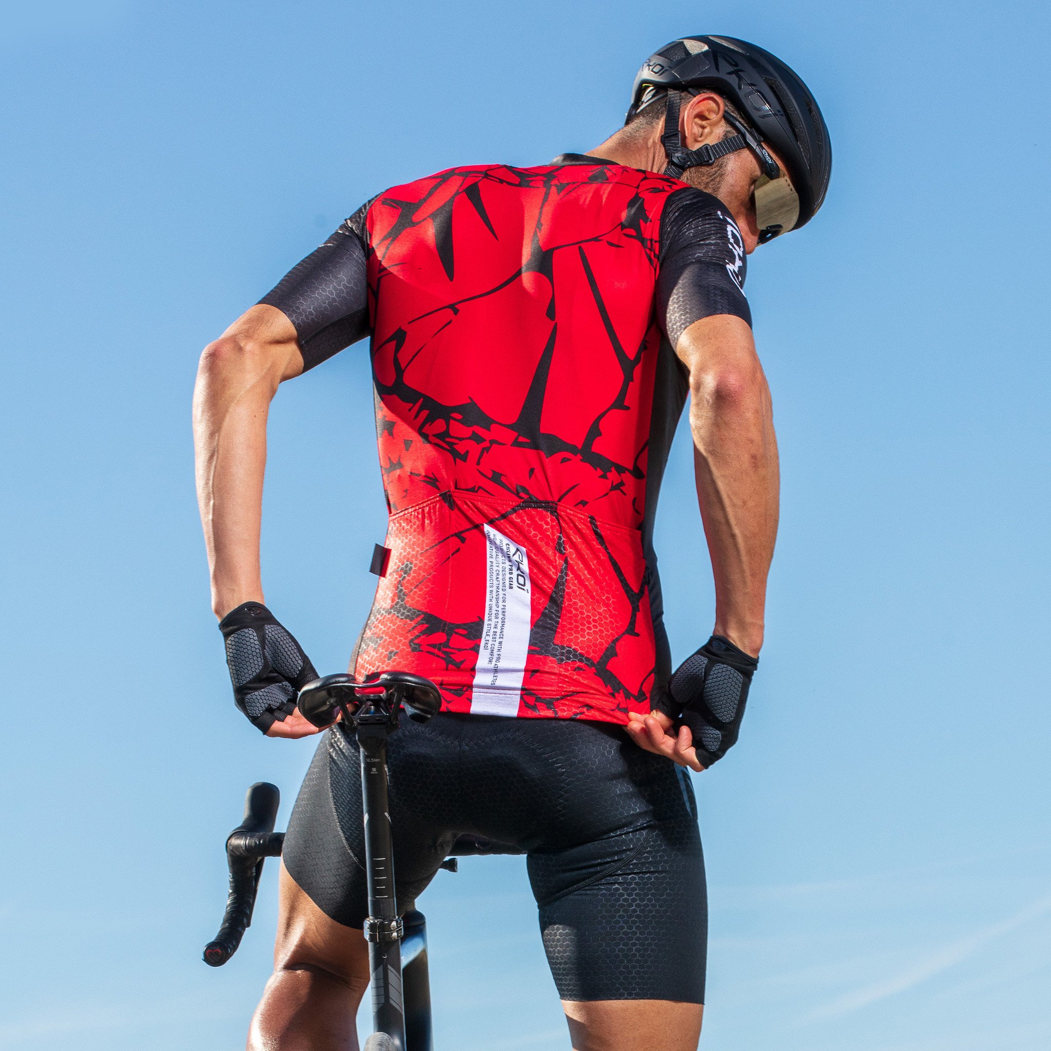 Ekoi Outlast Marbre Jersey Red