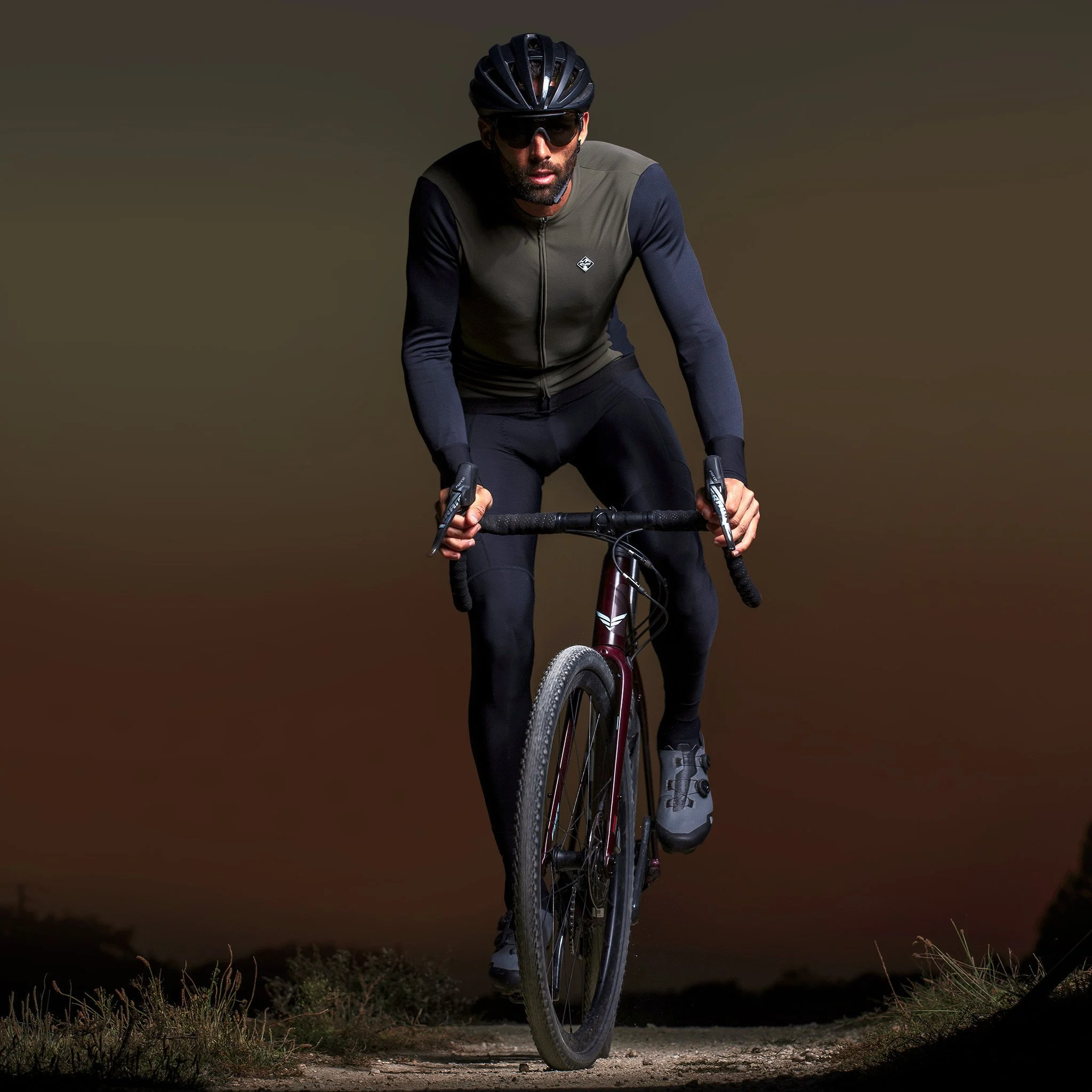 EKOI Gravel Cordura grey unisex winter jersey