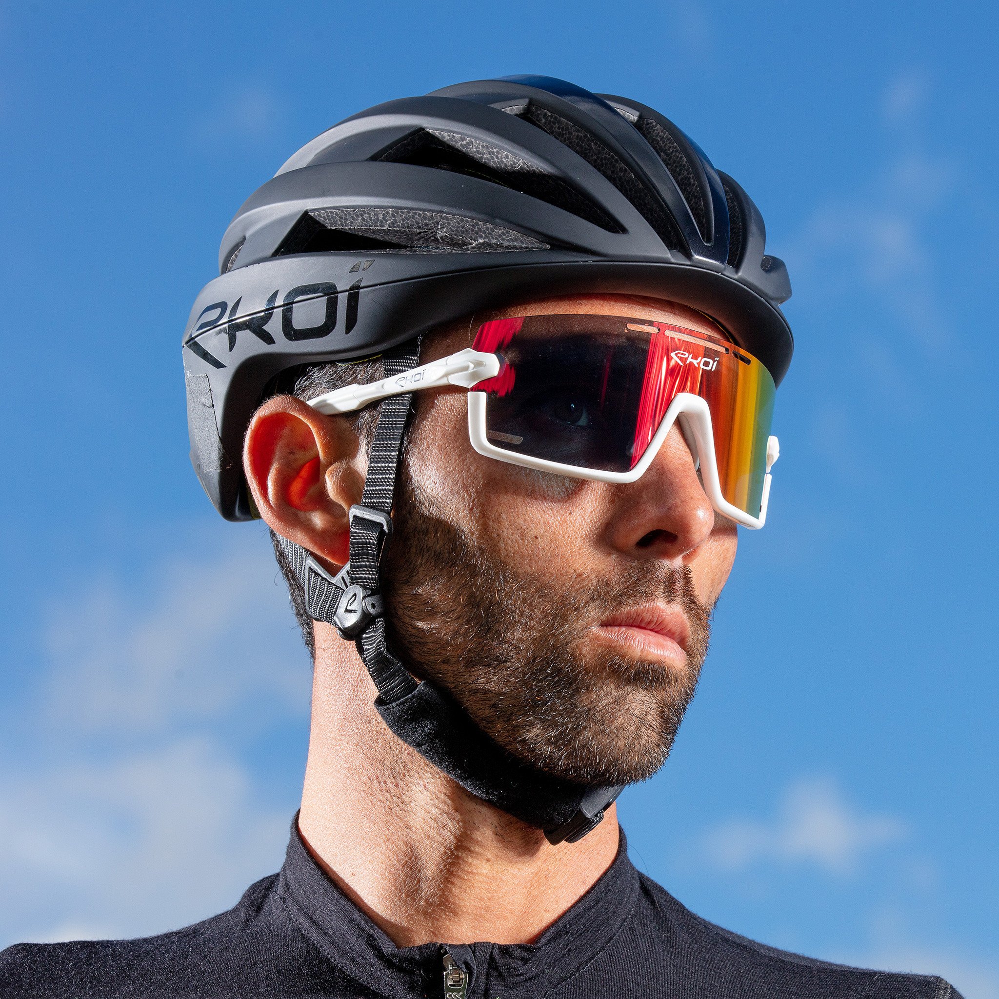 GLASSES EKOI PERSOEVO8 White Revo Red Cat3