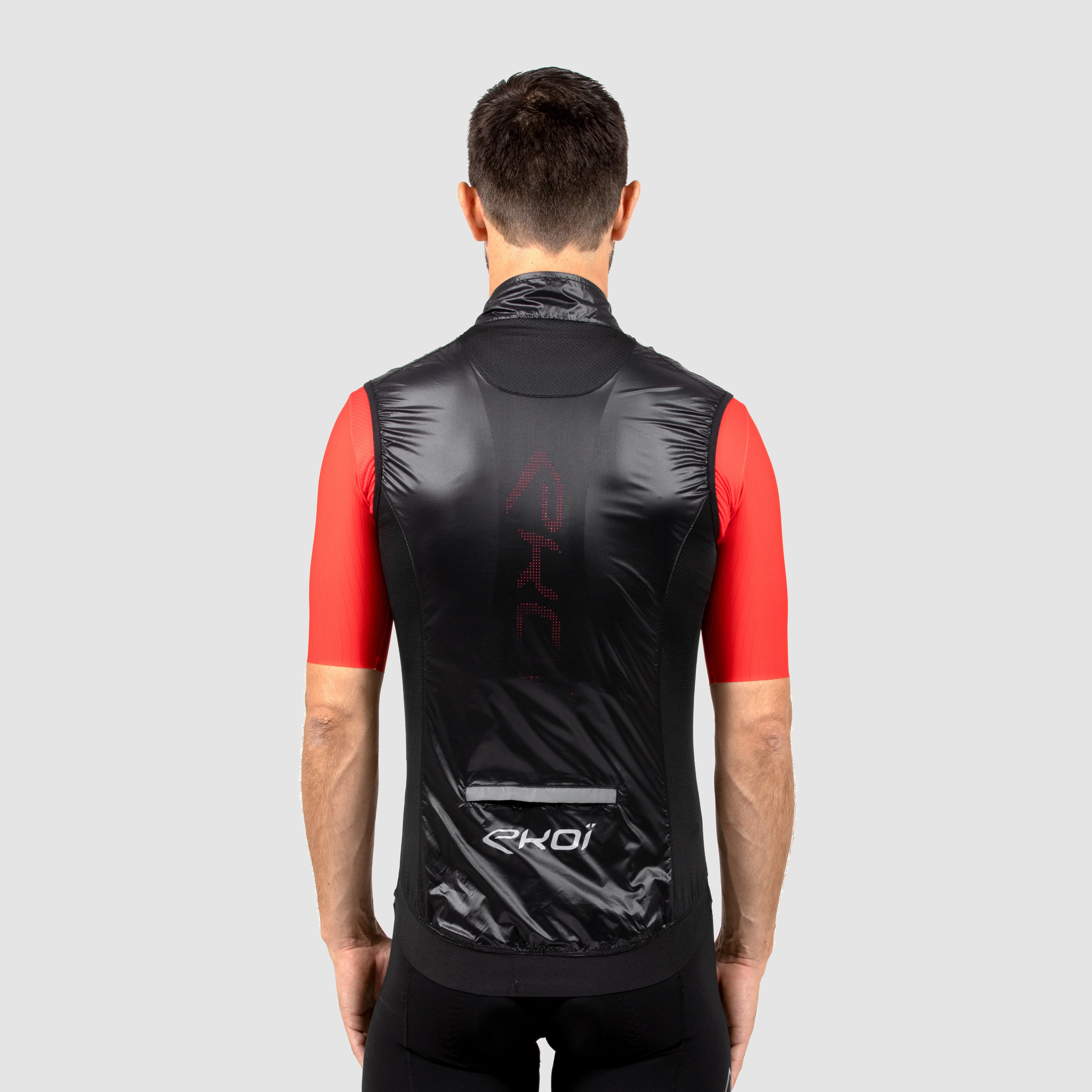 EKOI Perf WINDPROOF LIGHT PACKABLE Jacket Black