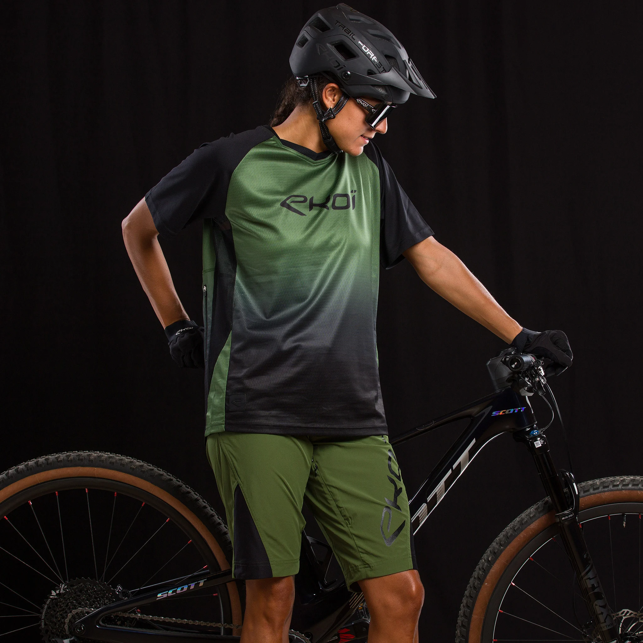 Short Sleeves Jersey EKOI MTB Grey