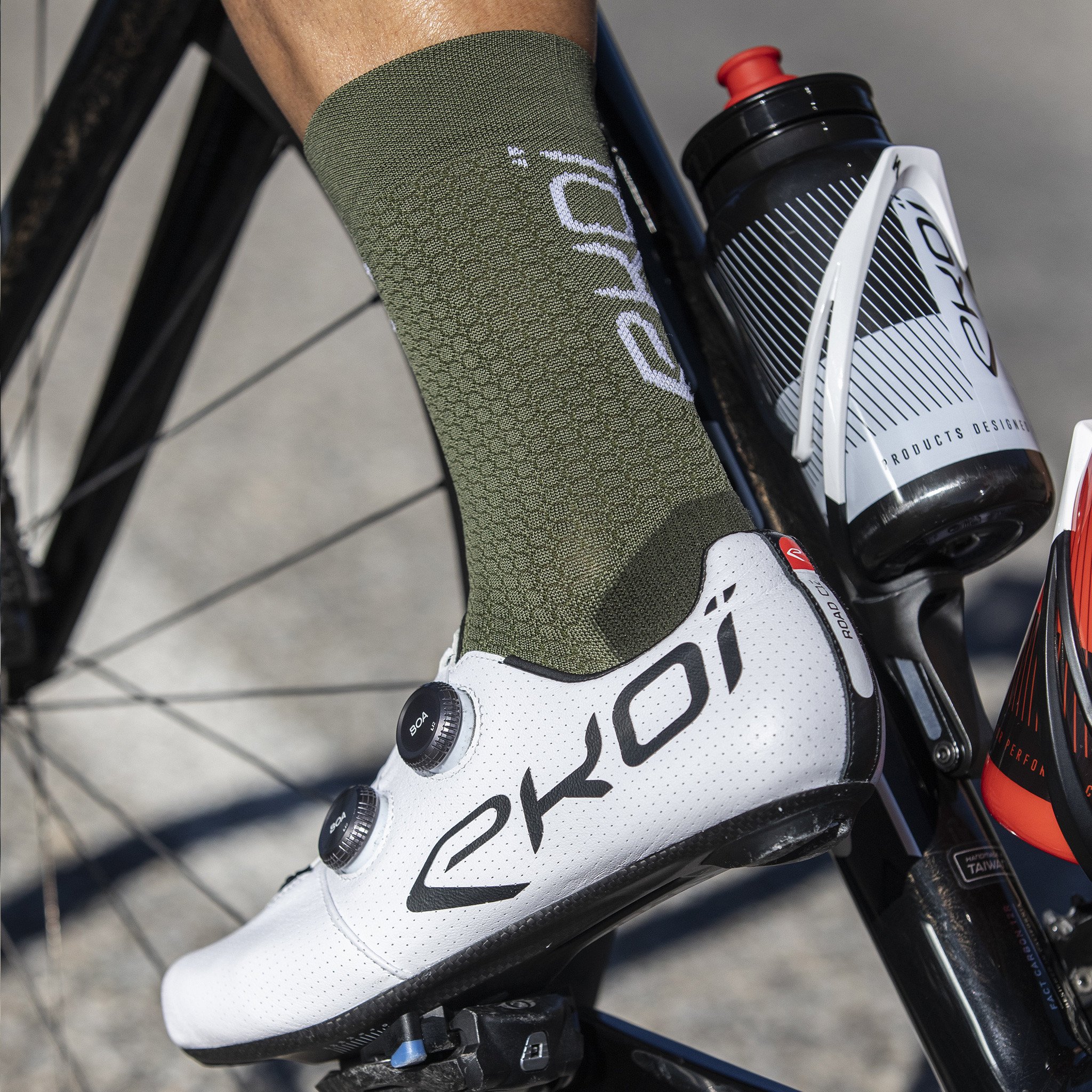 EKOI PRIMAVERA 18cm long navy blue cycling socks