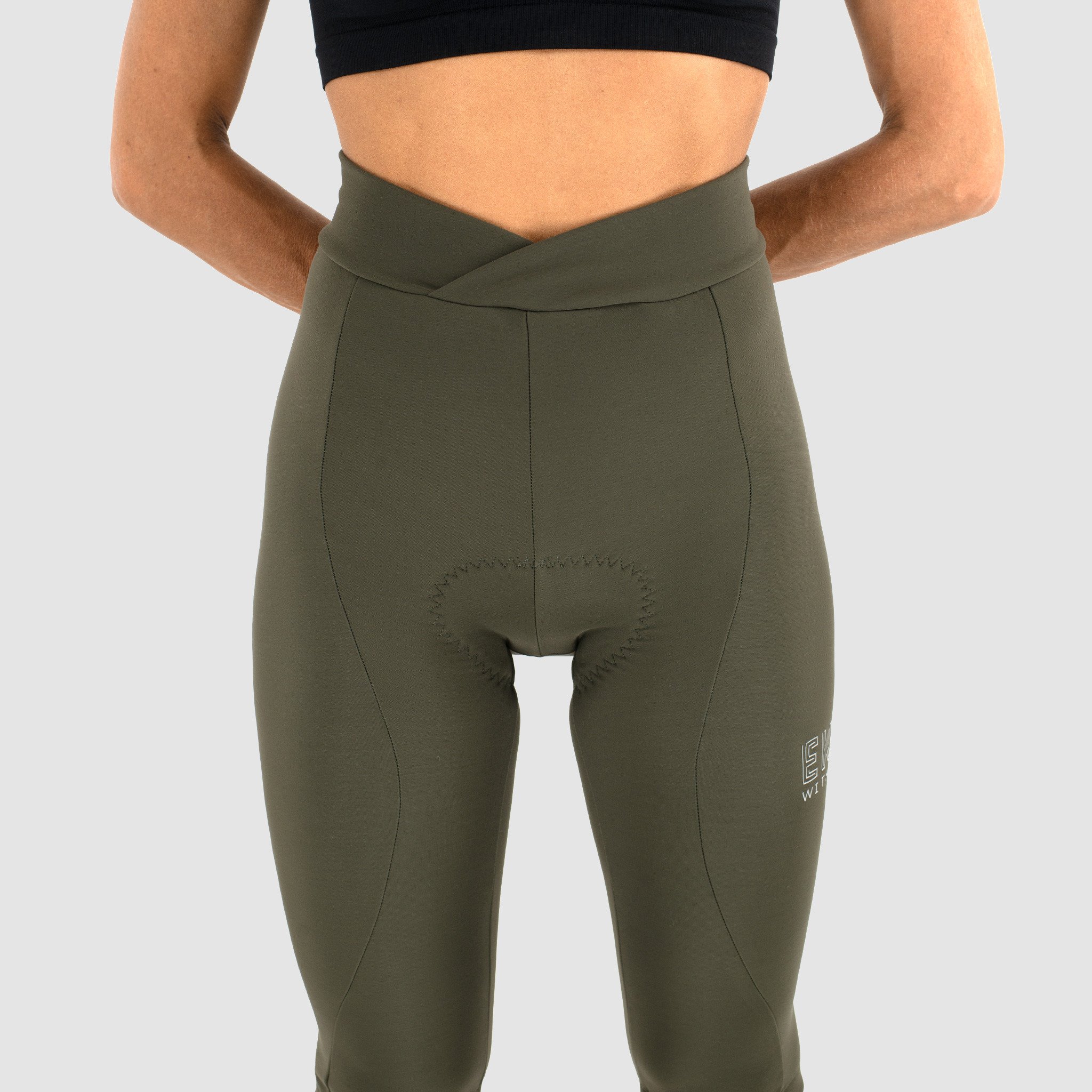 EKOI Women's Kkaki 3/4 bib knicks