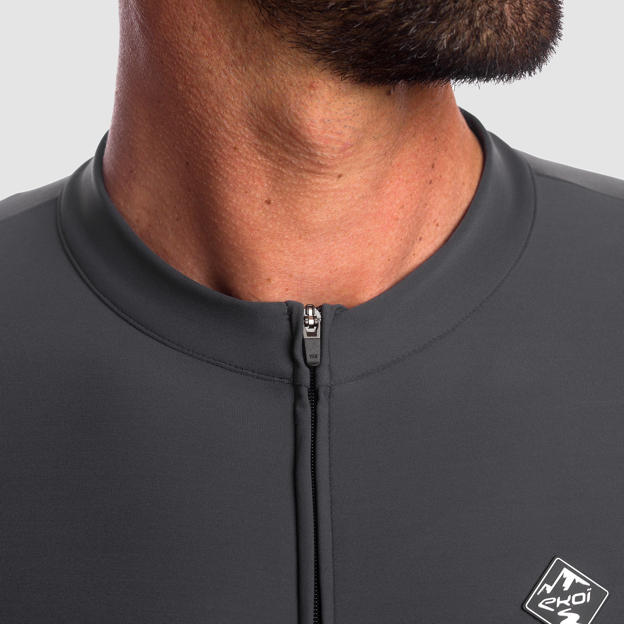 EKOI Gravel Cordura grey unisex winter jersey