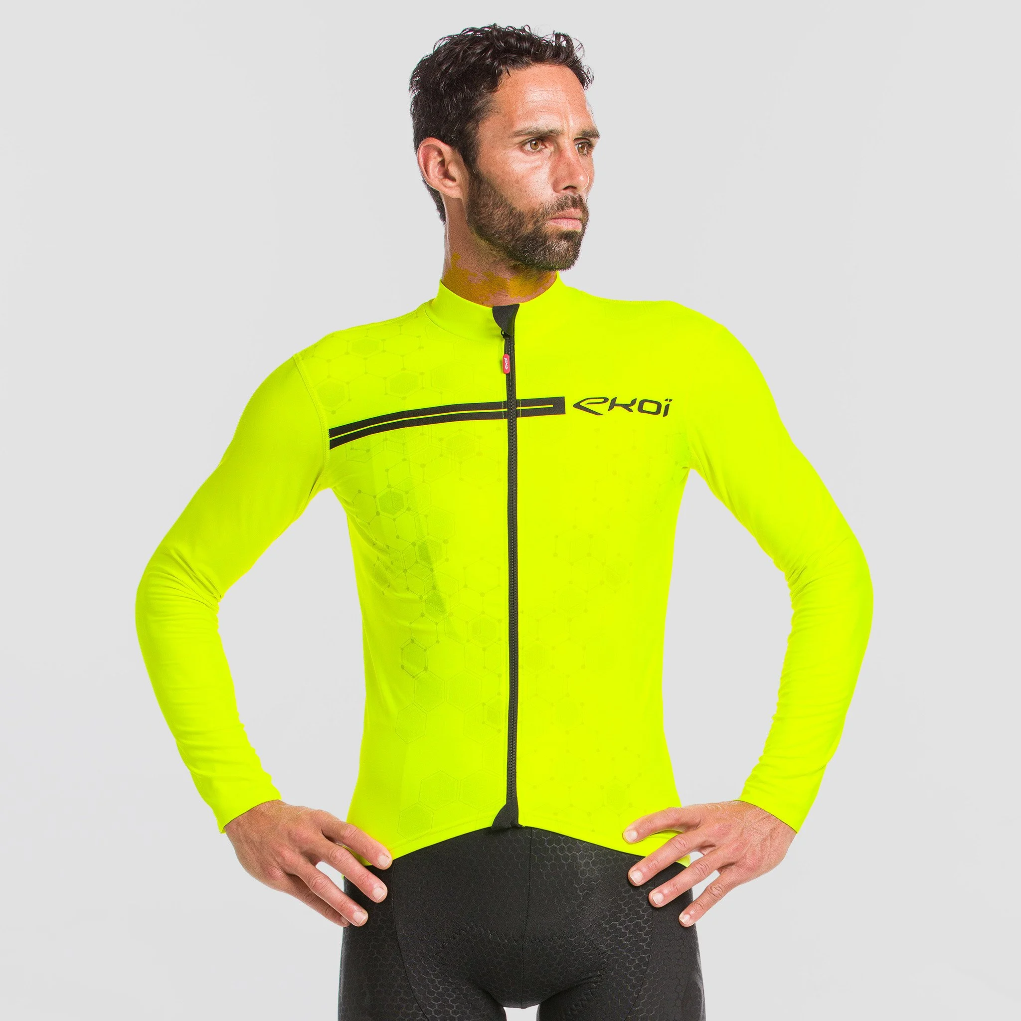 LONG SLEEVES JERSEY EKOI ATOM BLACK