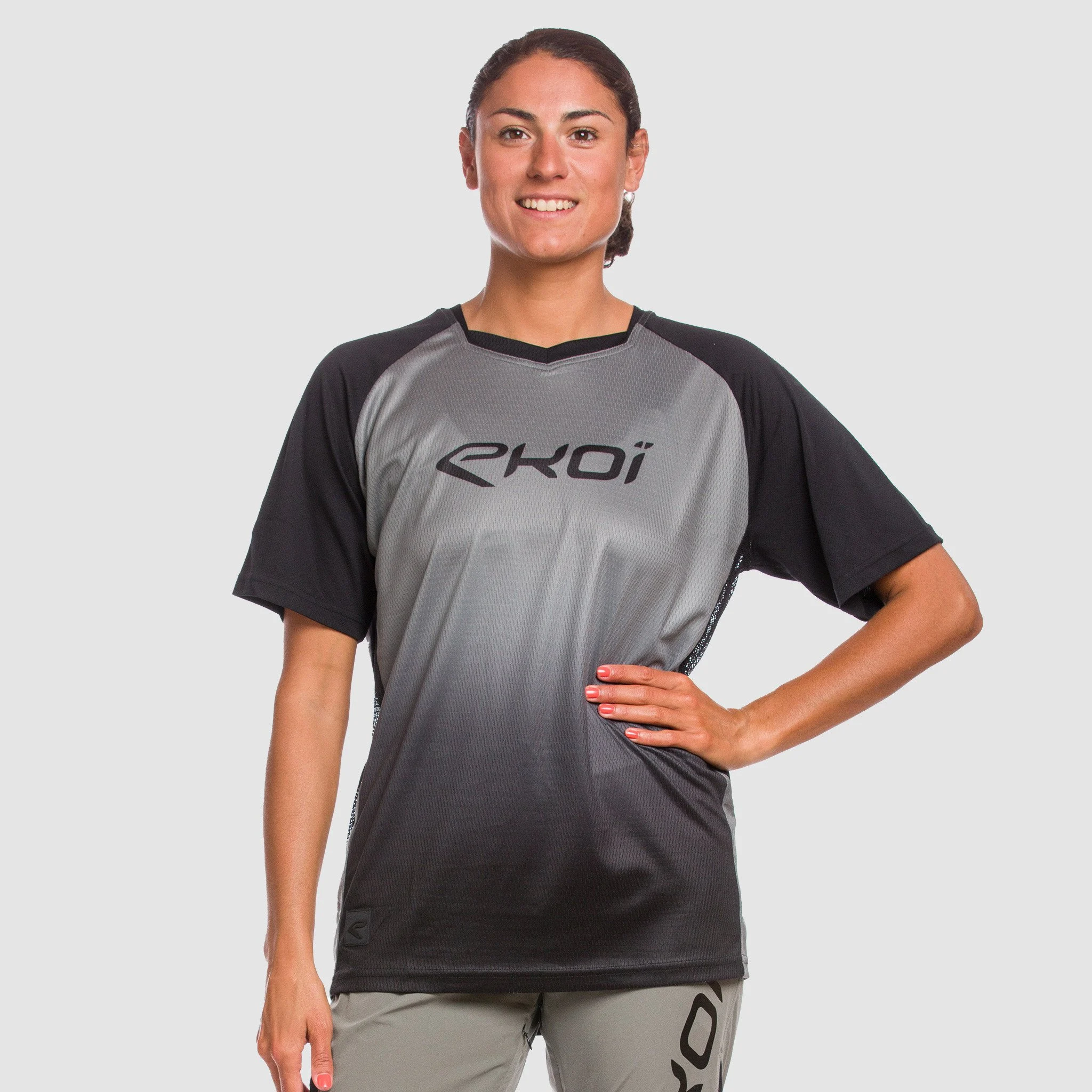 Short Sleeves Jersey EKOI MTB Grey