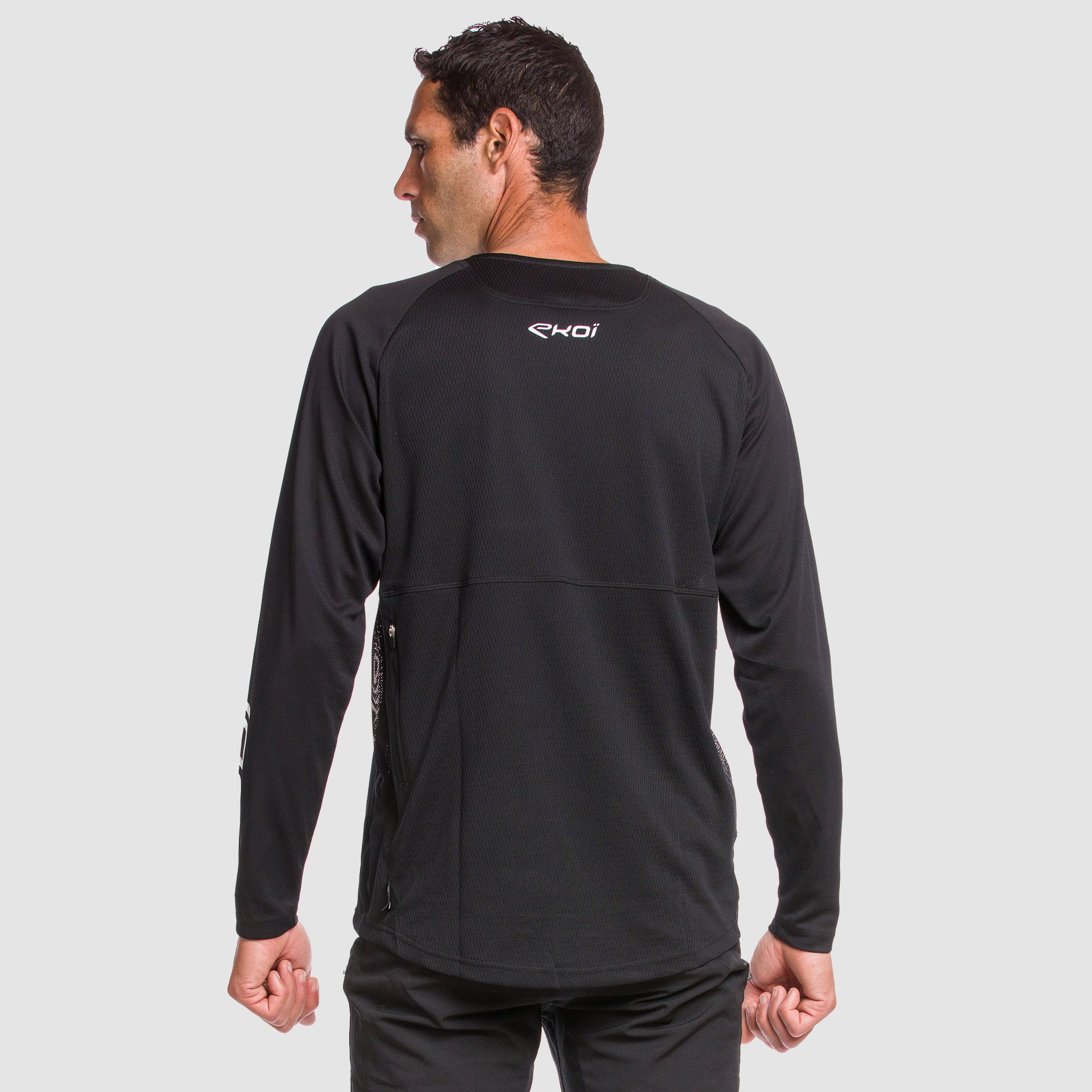 Long Sleeves Jersey EKOI MTB Blue