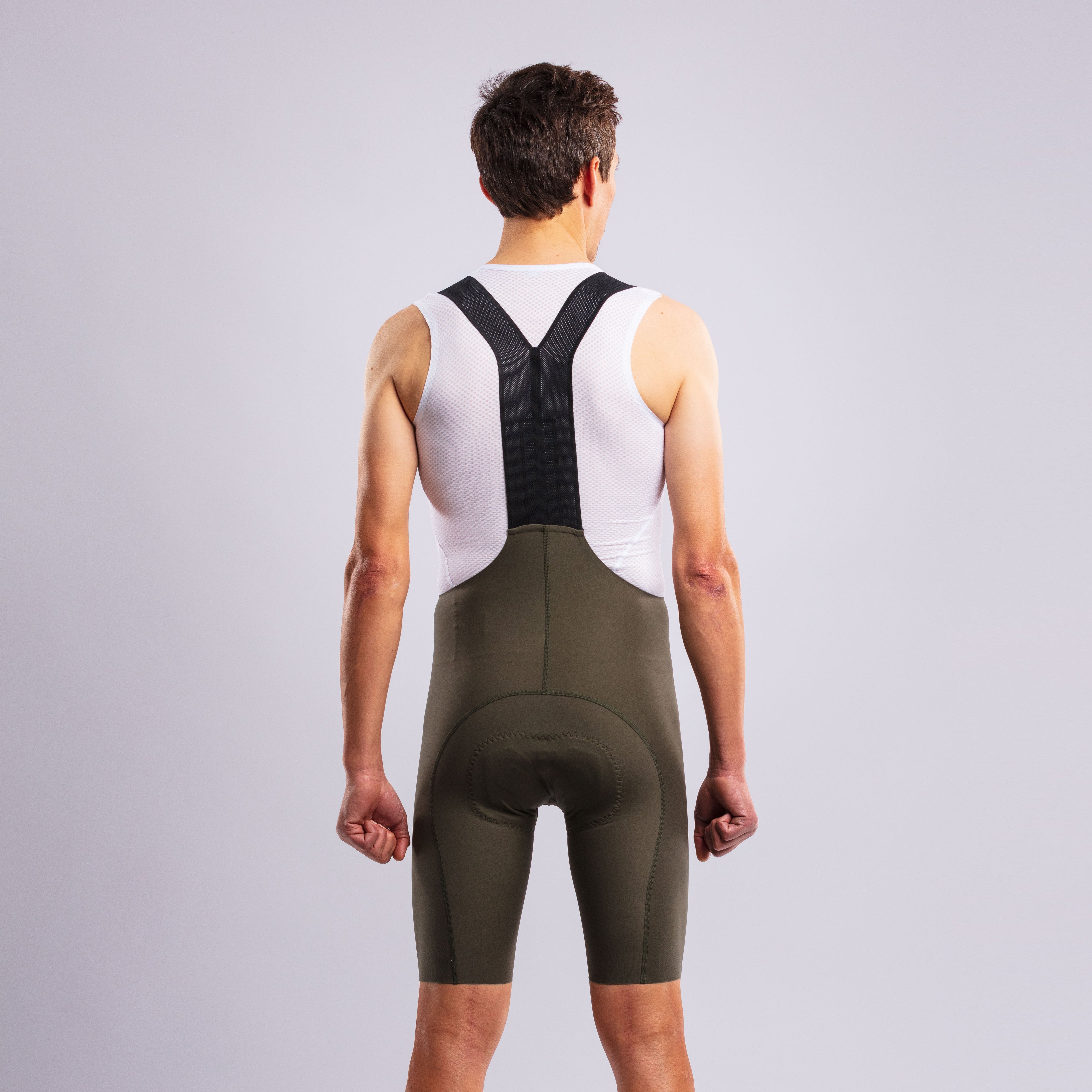 EKOI SUPERSOFT Bib Shorts Khaki