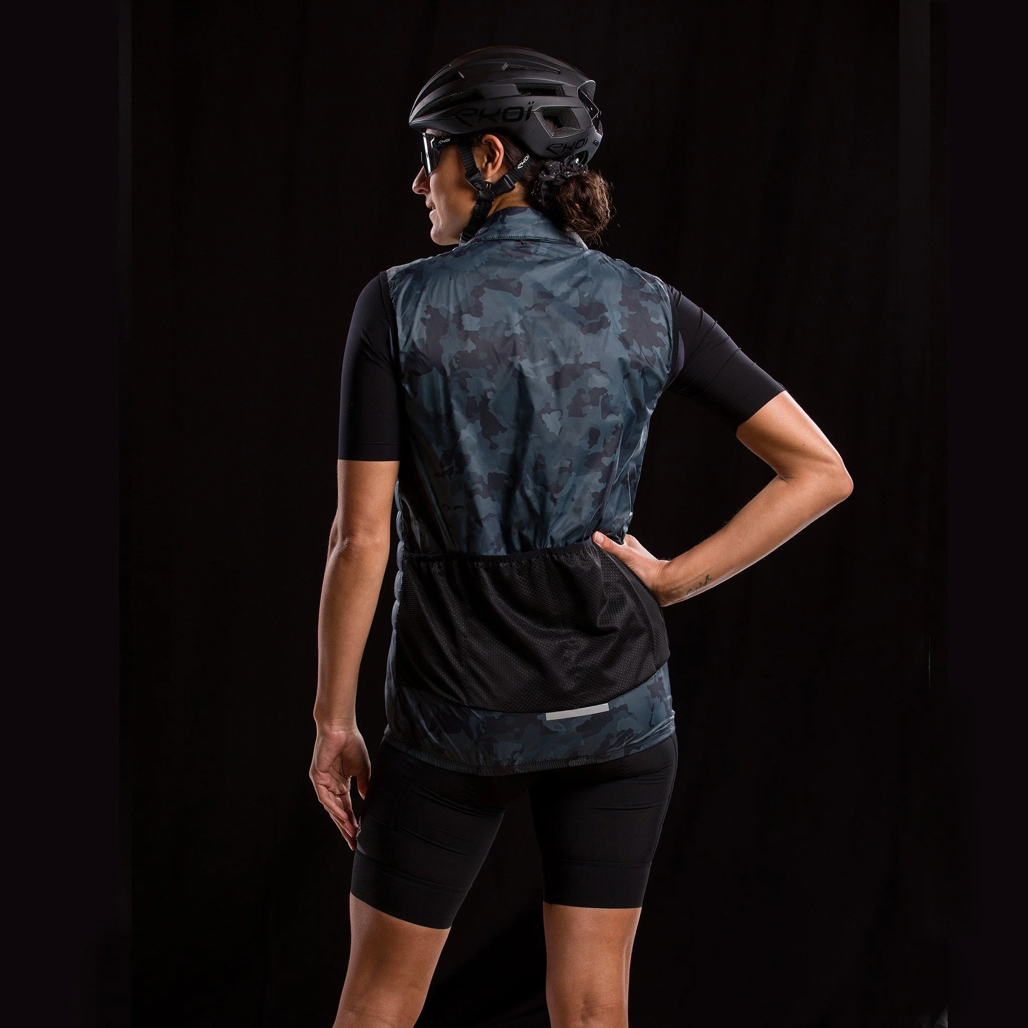 Unisex Windproof Vest EKOI GRAVEL PADDED Stone Grey
