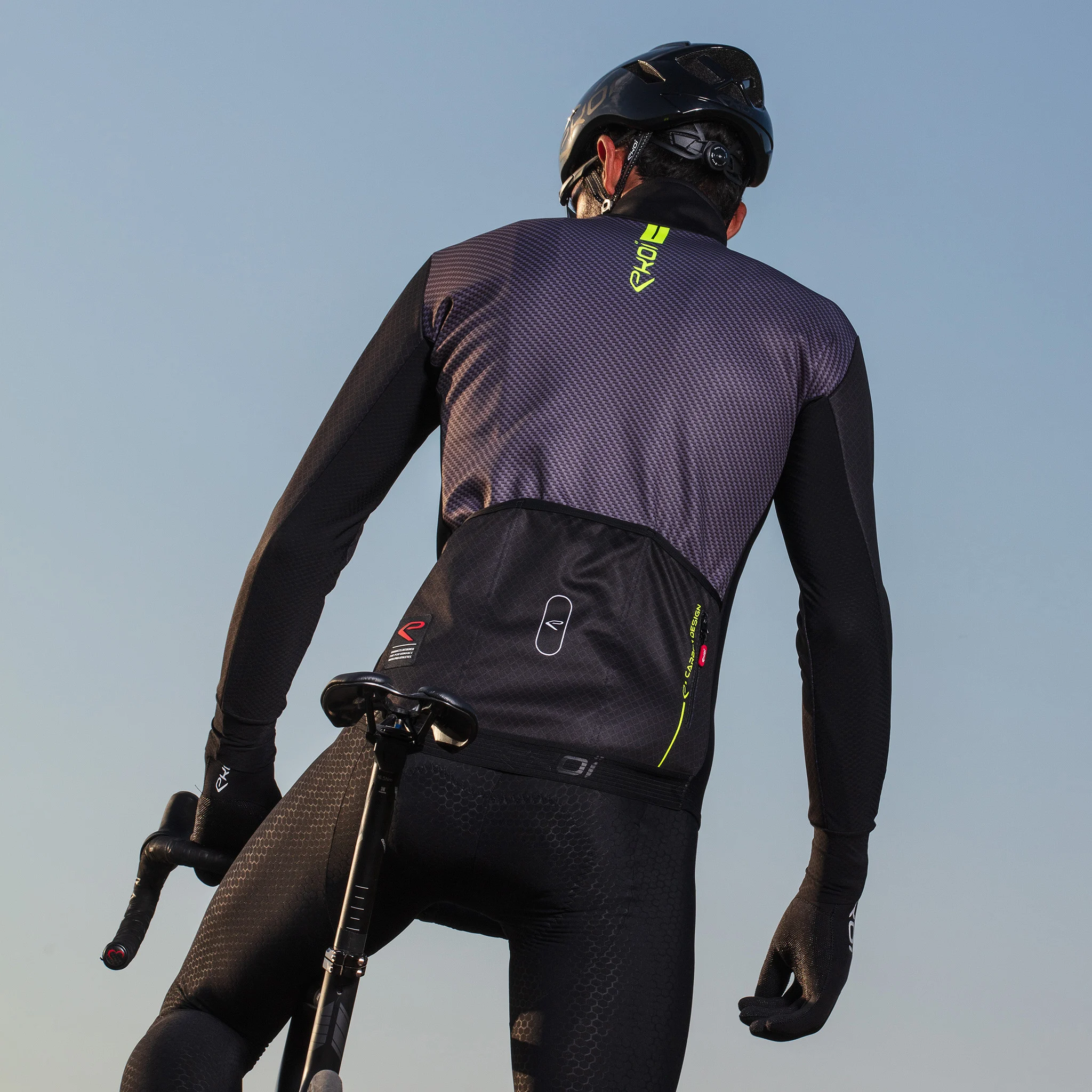THERMAL JACKET EKOI CARBON NEON YELLOW