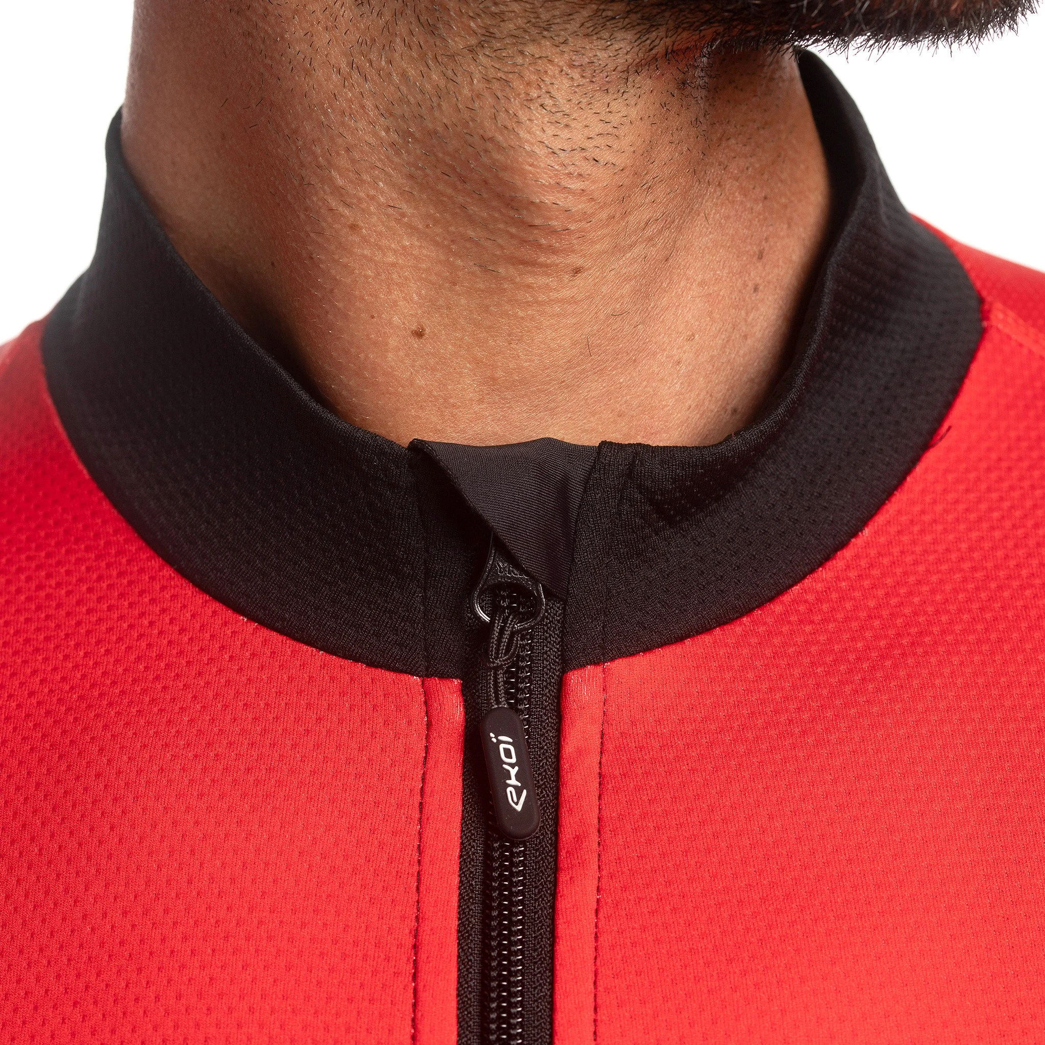 LONG SLEEVES JERSEY EKOI STRADA ESSENTIEL RED