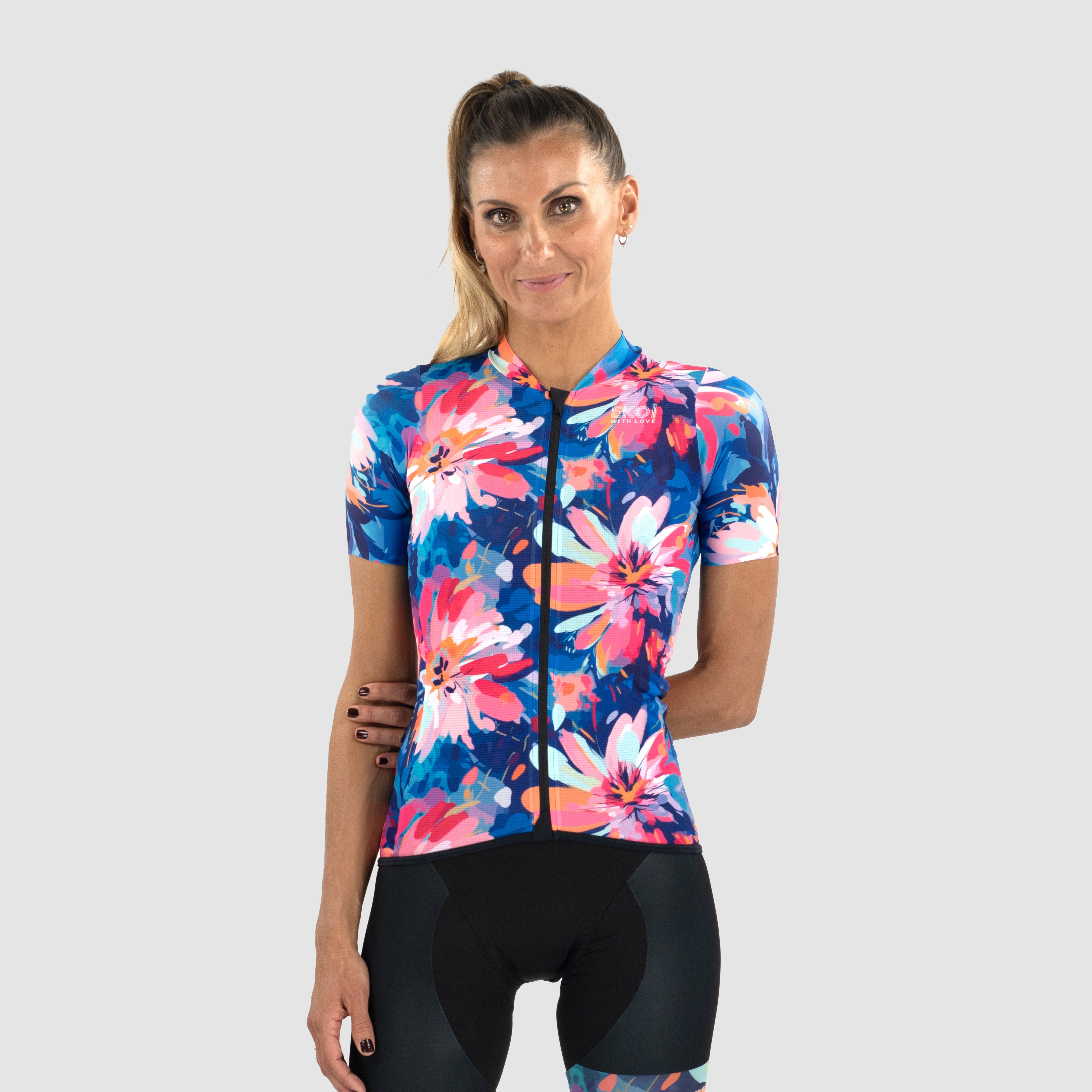 EKOI Women's Cycling Cap FLOWER