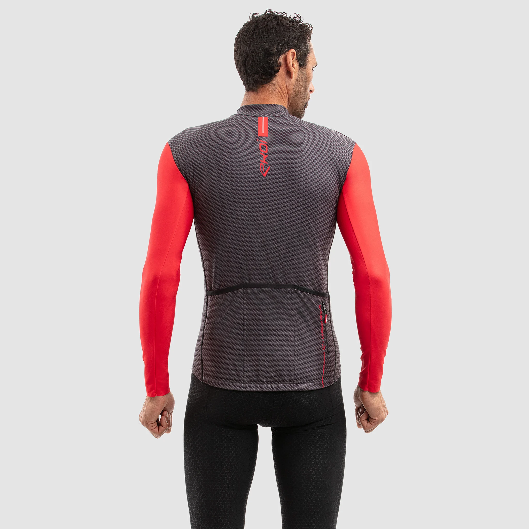 LONG SLEEVES JERSEY EKOI CARBON NEON YELLOW