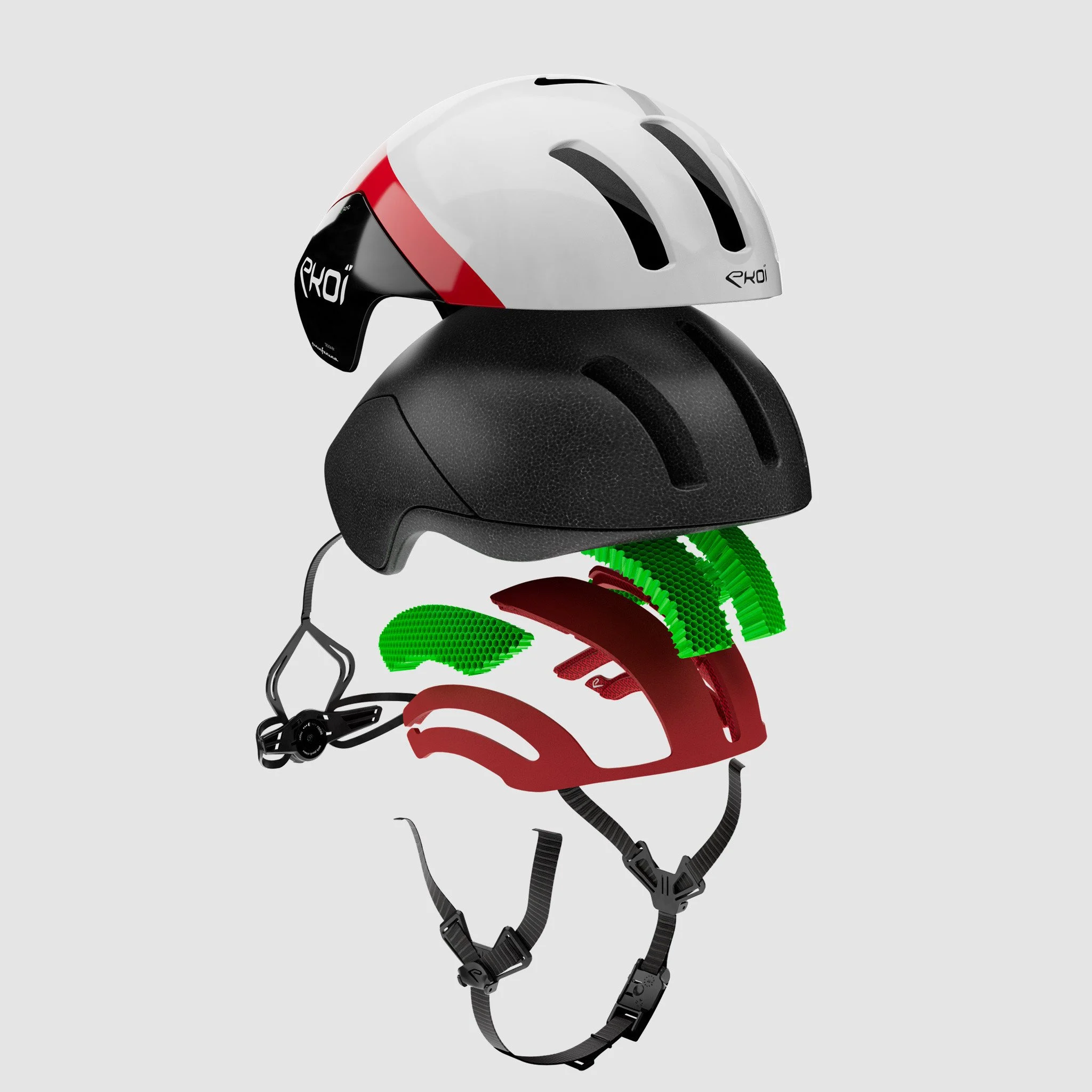 Helmet Aerodinamica by Pininfarina Black & red