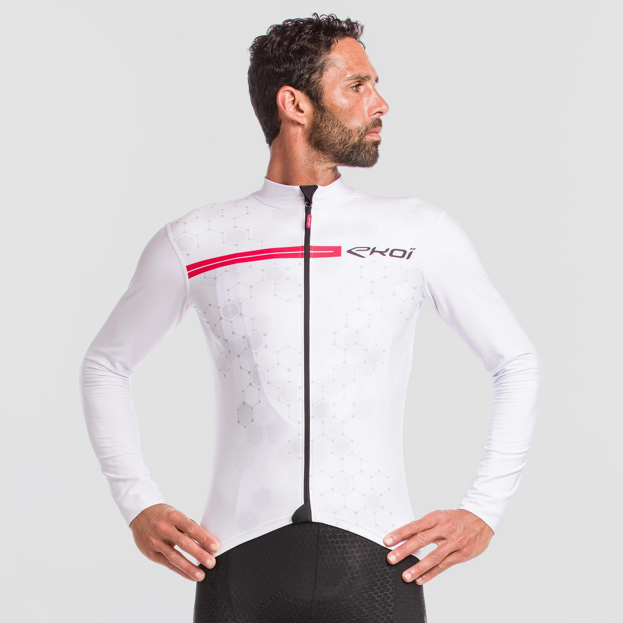 LONG SLEEVES JERSEY EKOI ATOM BLACK