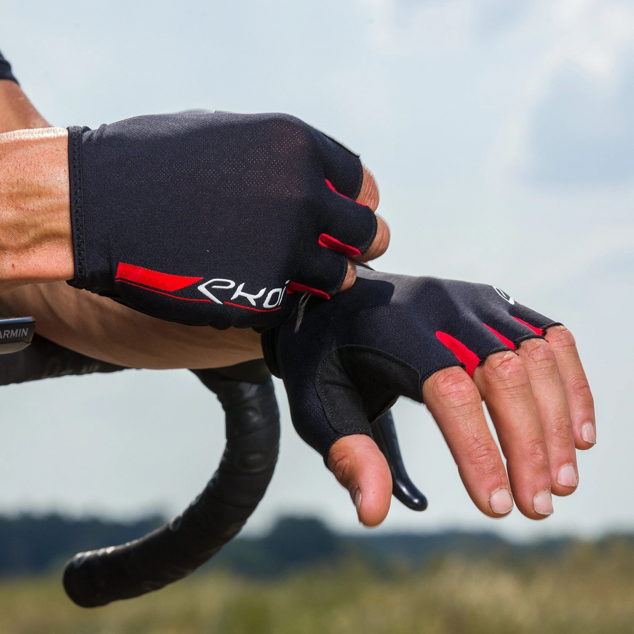 CYCLING GLOVES EKOI STRADA GEL BLACK