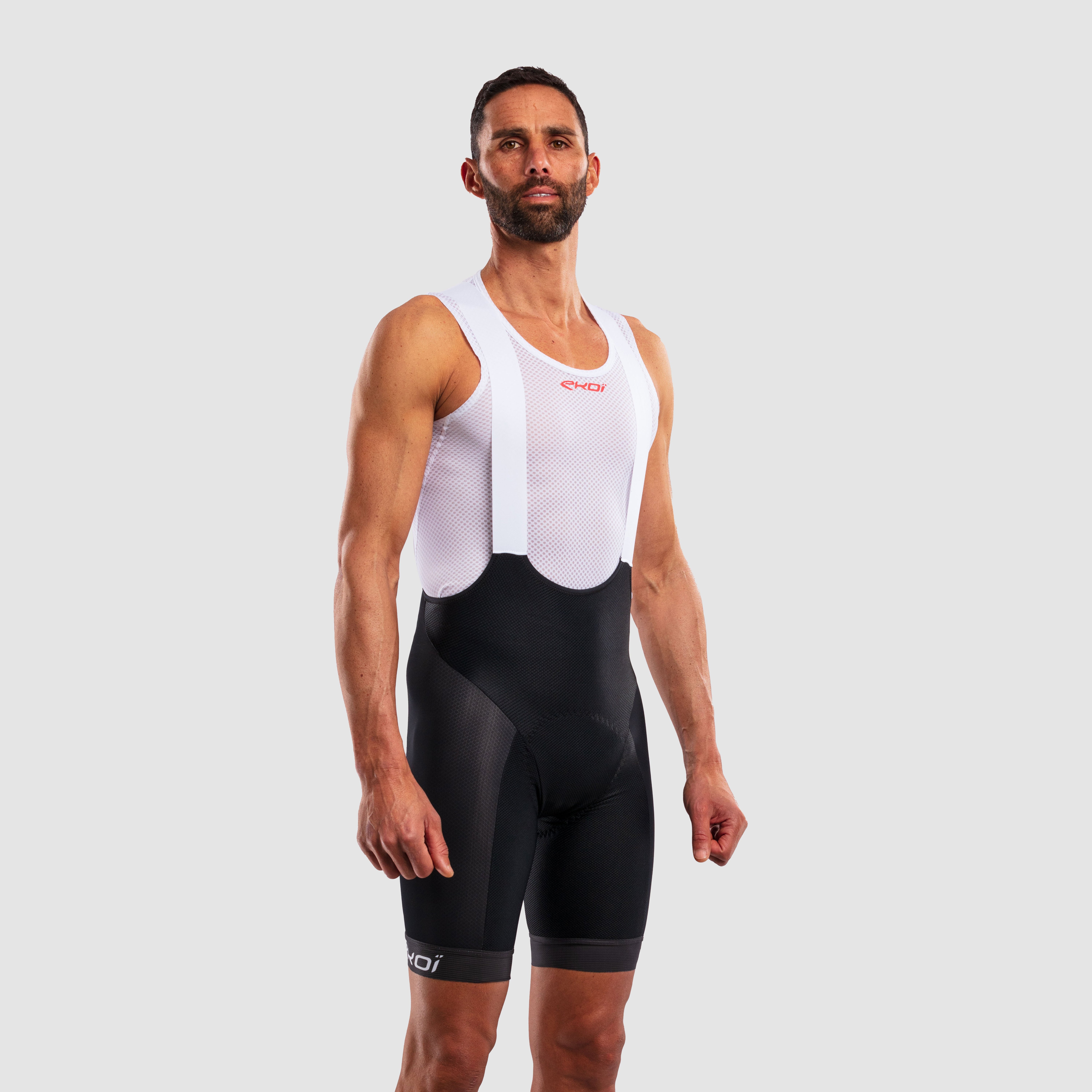 EKOI MEMORY GEL Bib Shorts Neon Yellow
