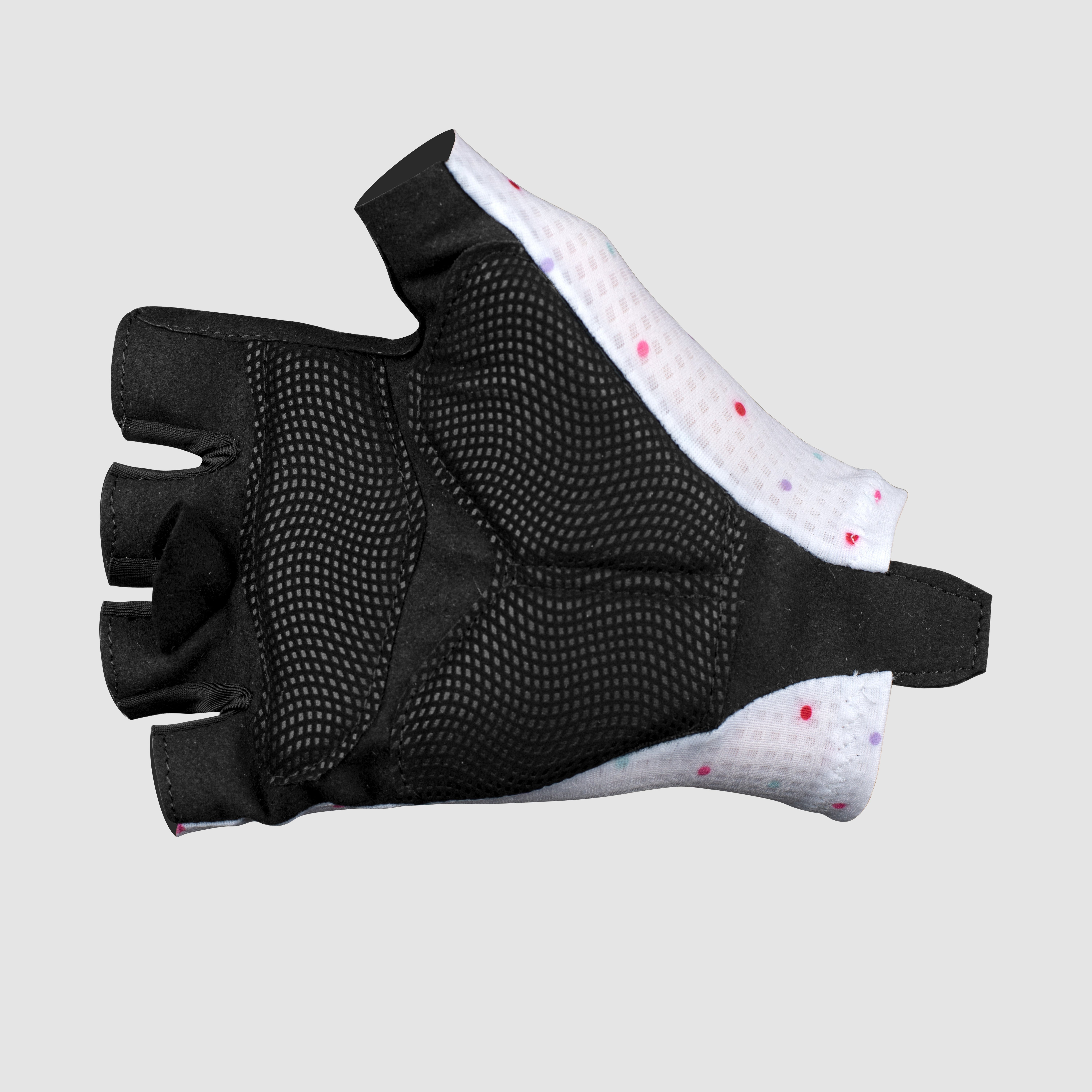 EKOI DOTS Women's WHITE cycling gloves