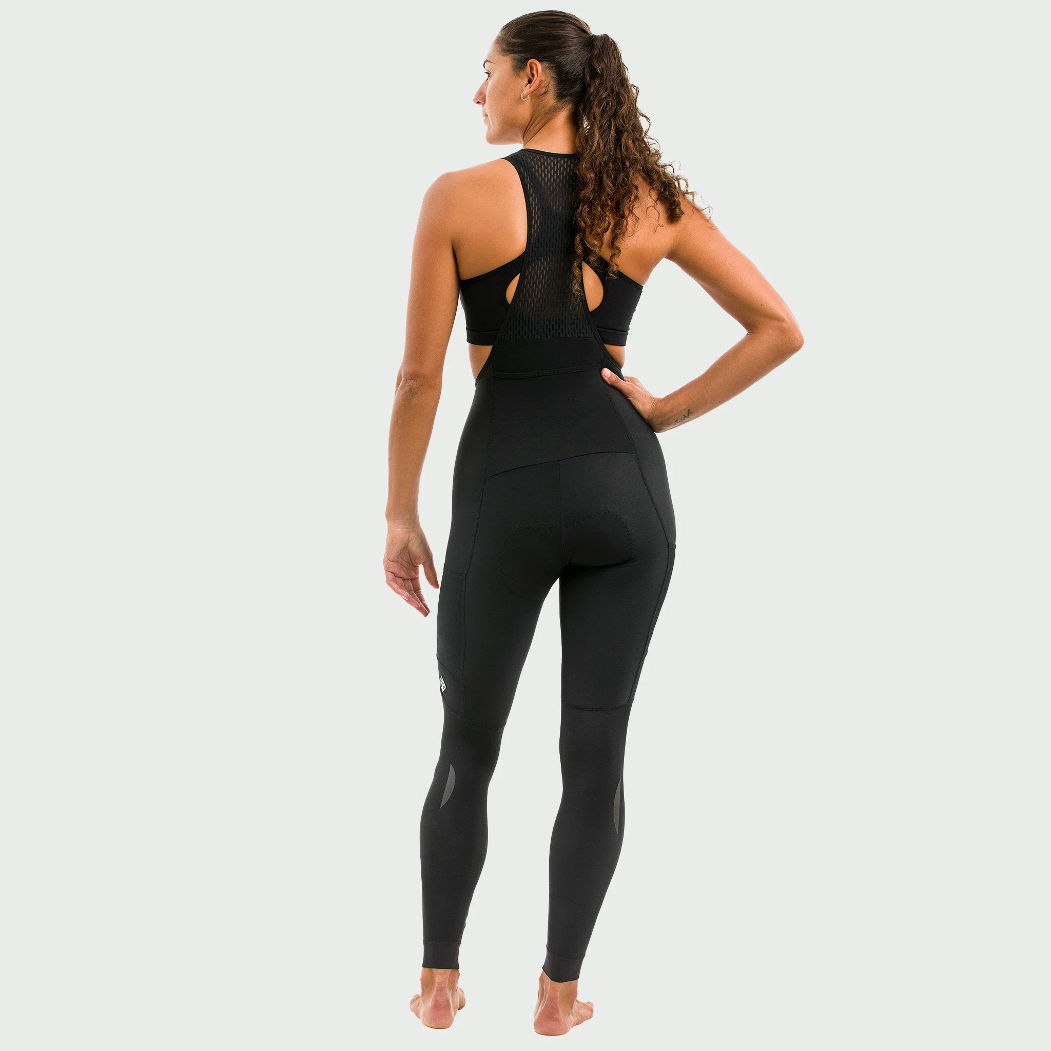 EKOI Gravel women's blue marine winter bib tights