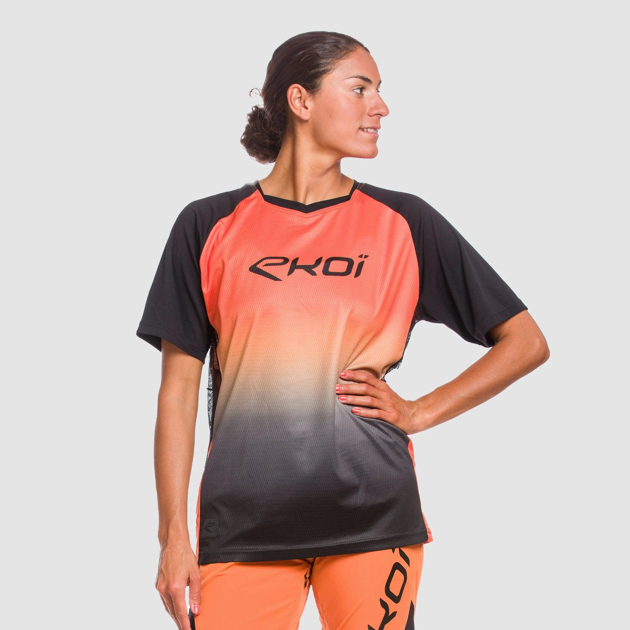 Short Sleeves Jersey EKOI MTB Grey