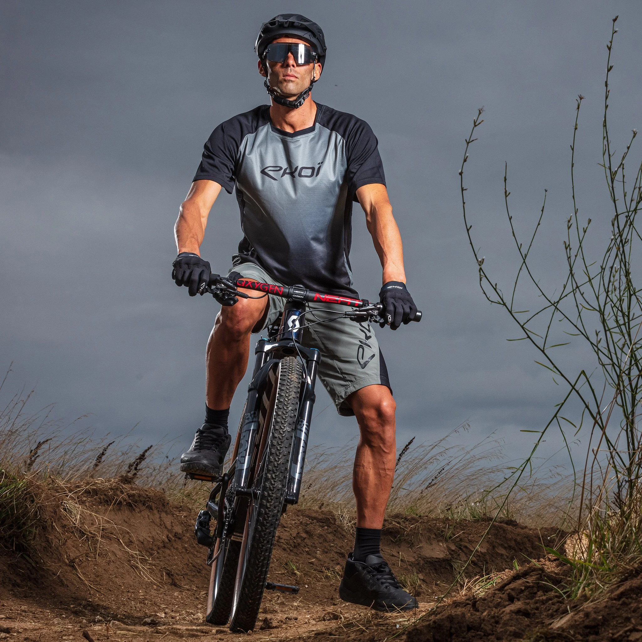 Short Sleeves Jersey EKOI MTB Grey