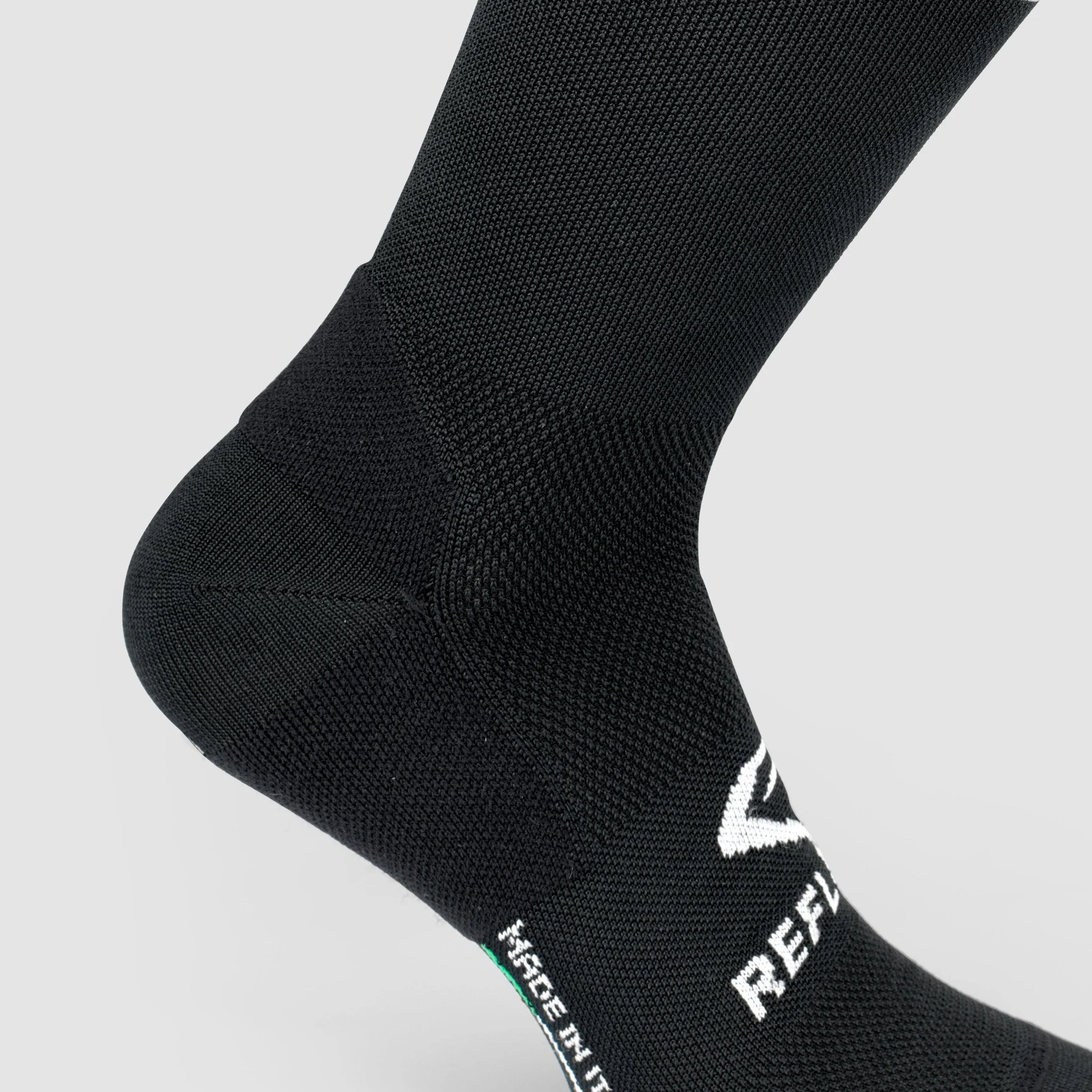 EKOI REFLECT BLACK 18CM CYCLING SOCKS