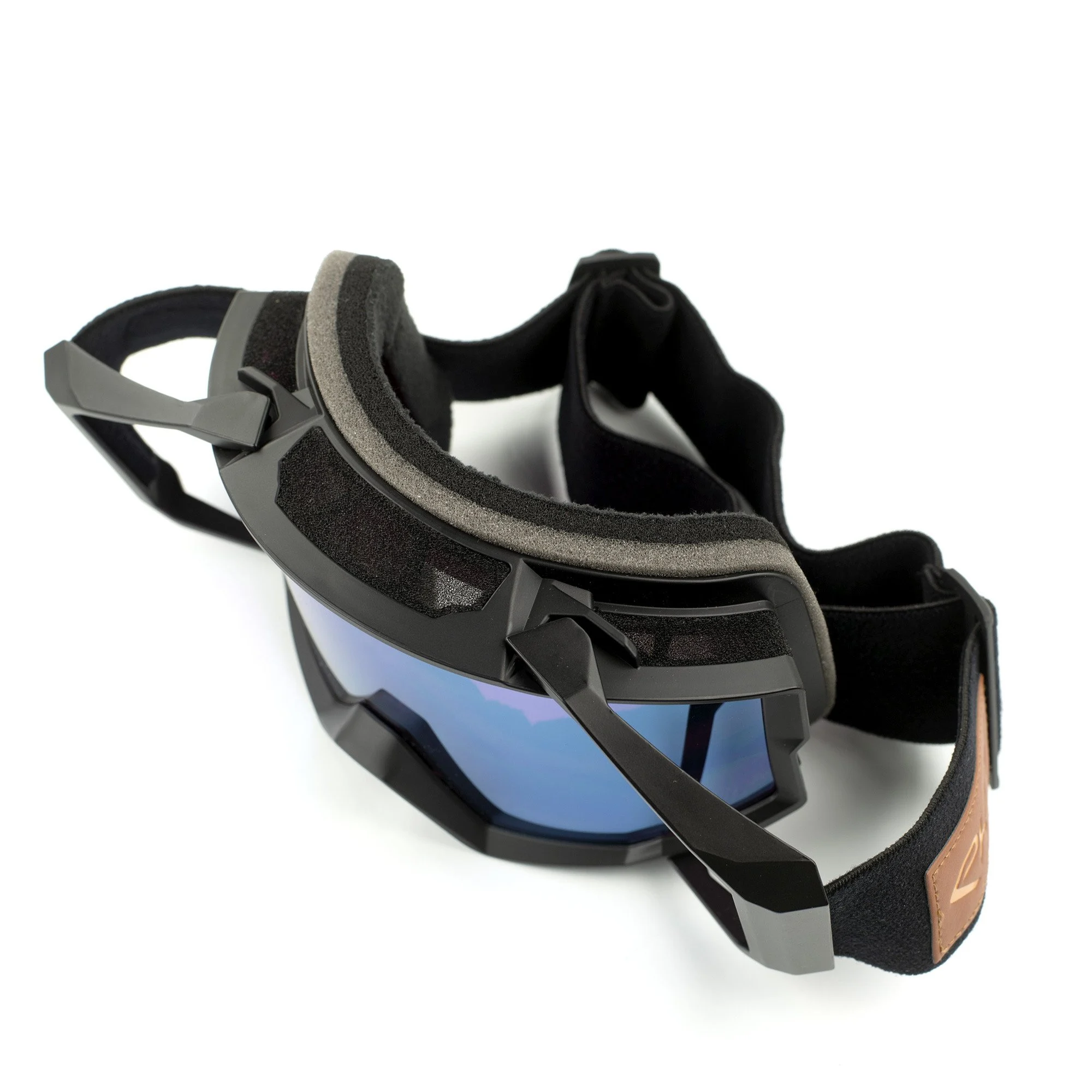 EKOI MTB Goggles Black Revo Blue