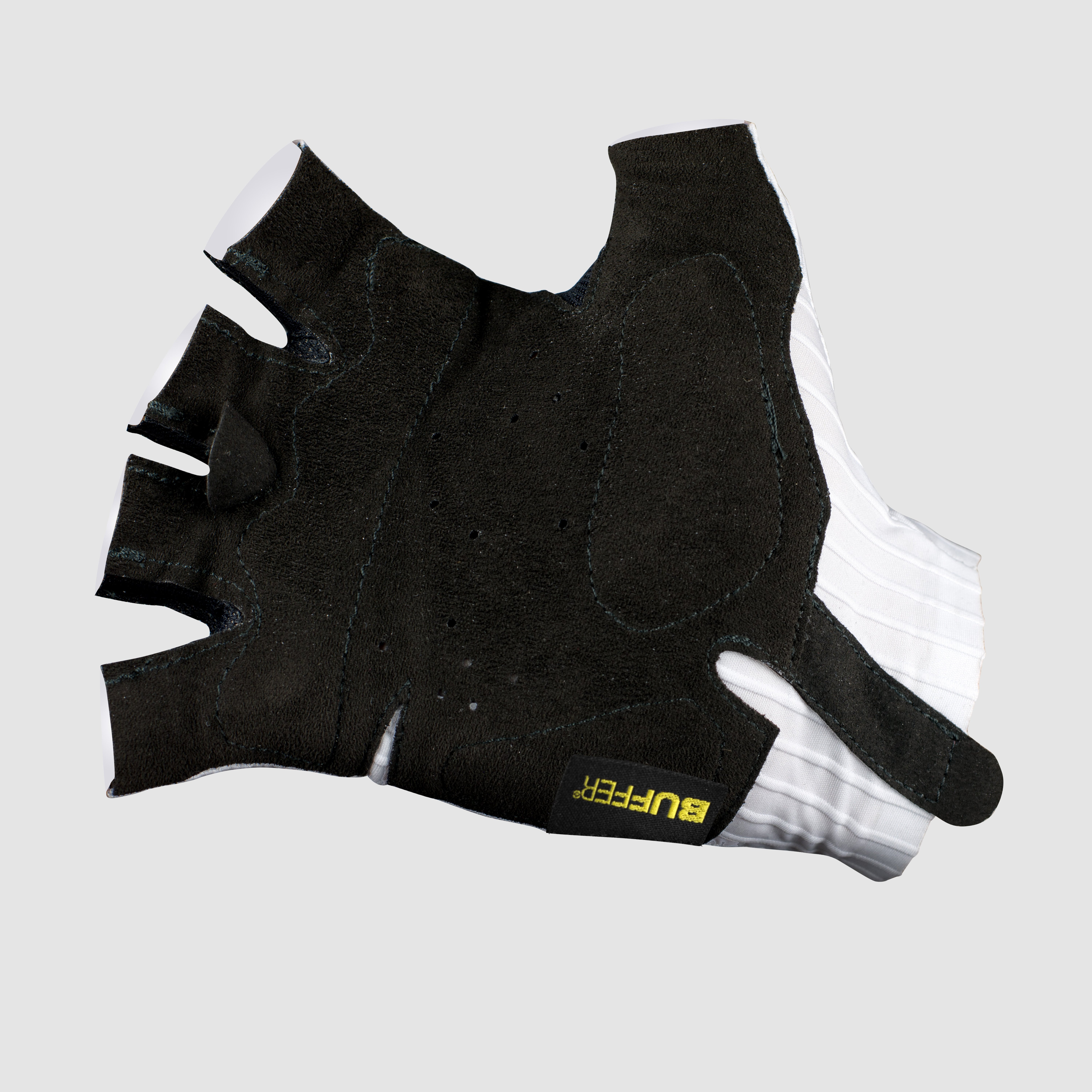Gants vélo EKOI Racing Aéro Buffer Noir