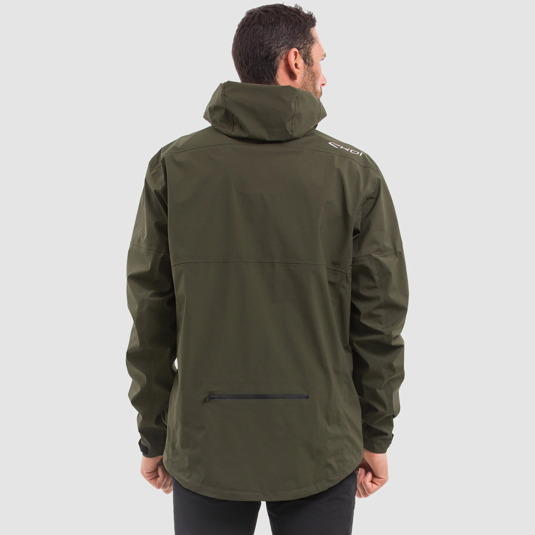 EKOI MTB Trail Charcoal green khaki rain cape