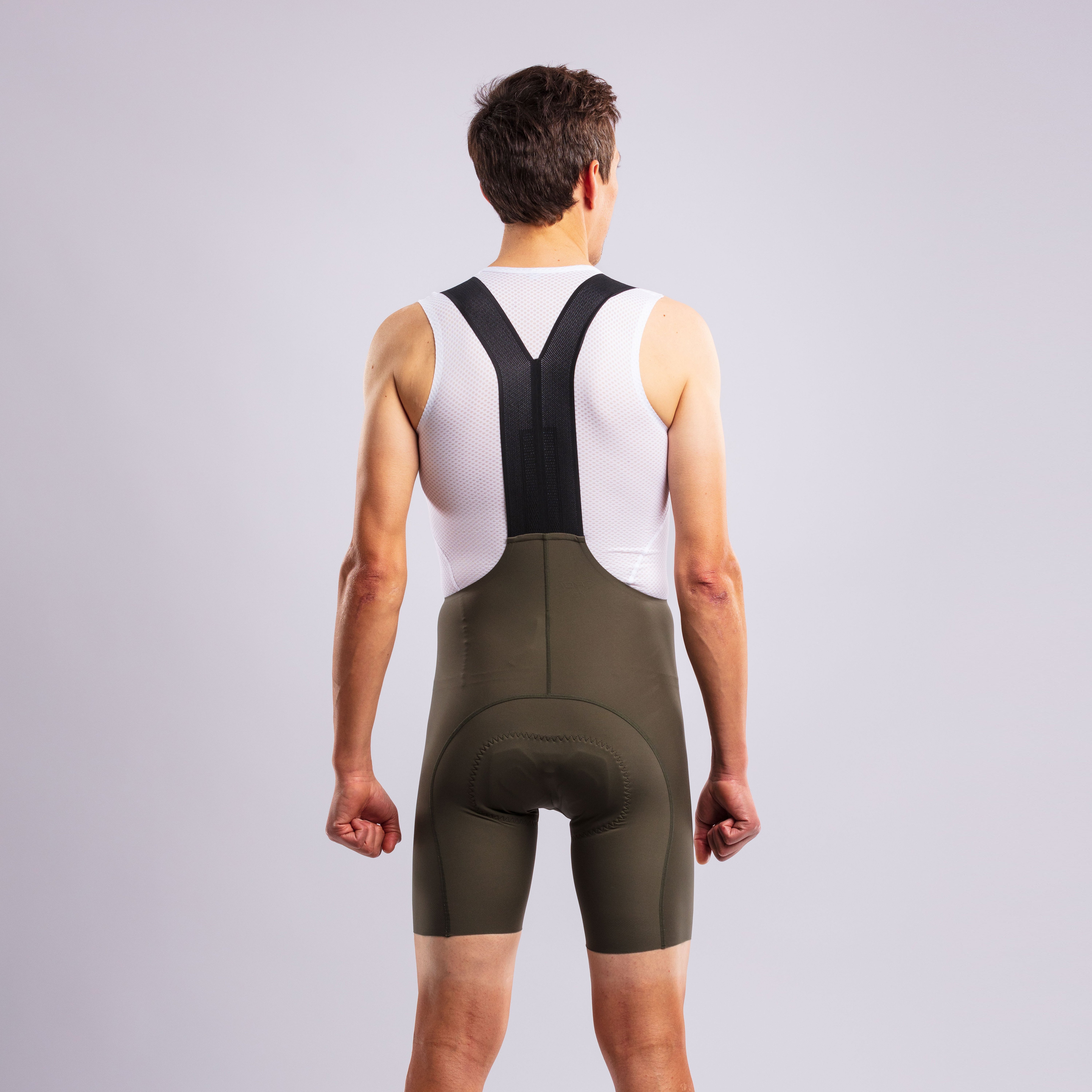 EKOI SUPERSOFT Bib Shorts Khaki