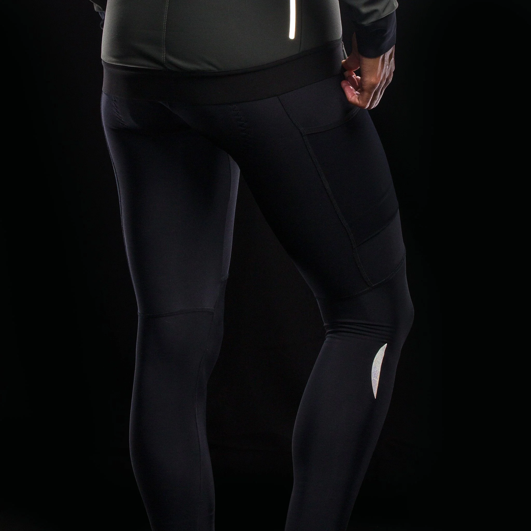 EKOI Gravel women's blue marine winter bib tights