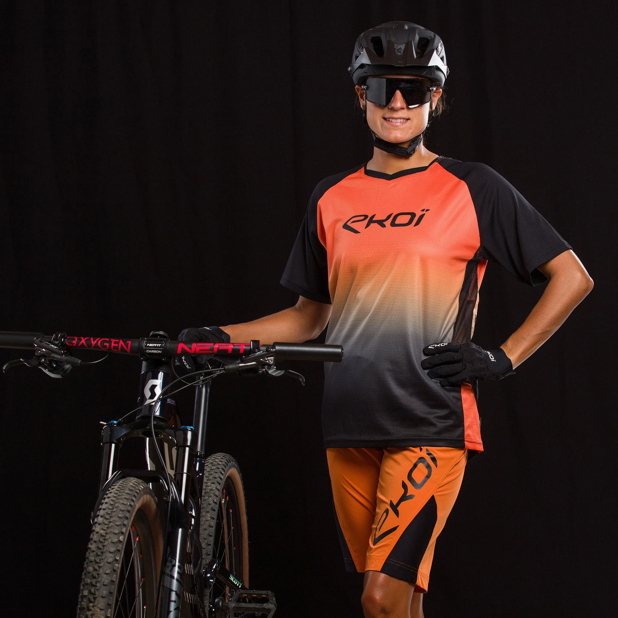 Short Sleeves Jersey EKOI MTB Grey