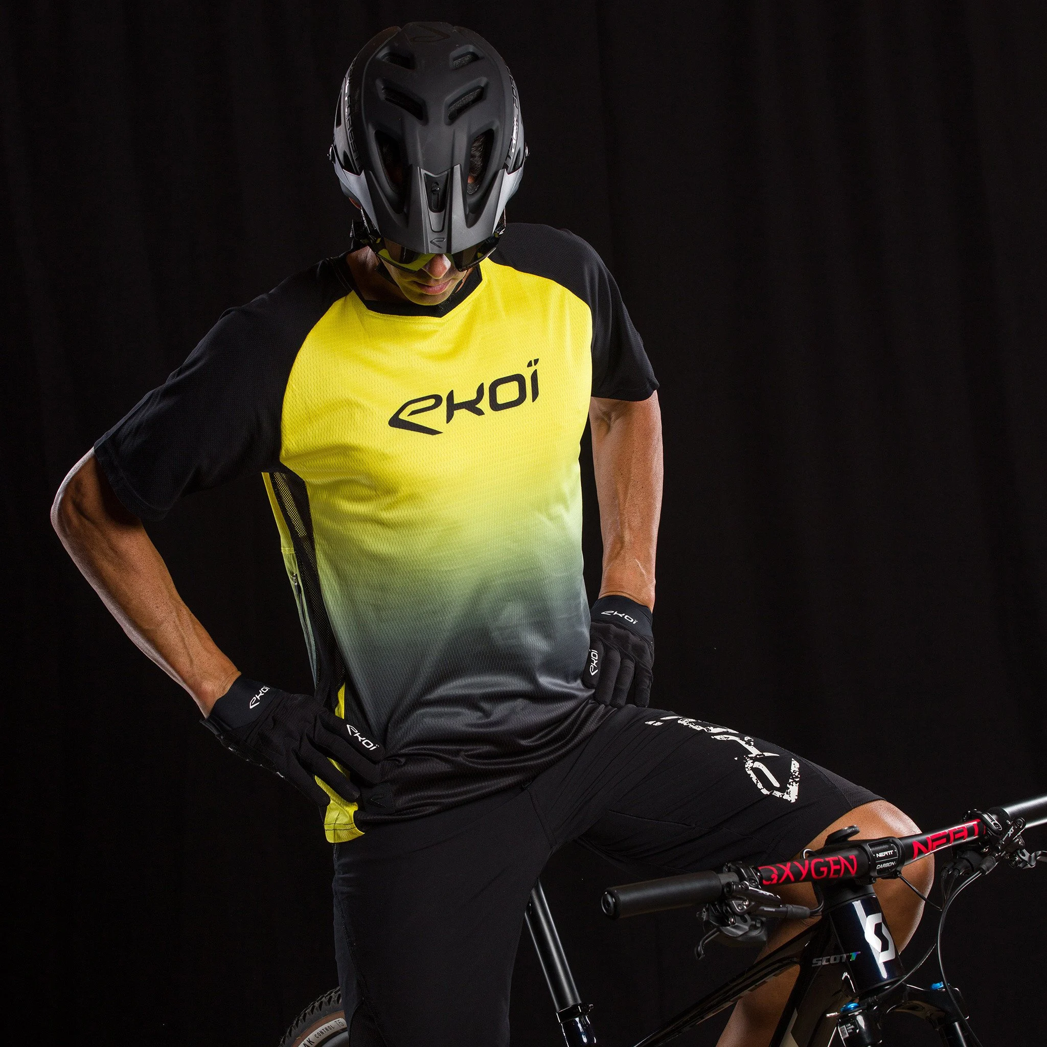 Short Sleeves Jersey EKOI MTB Grey