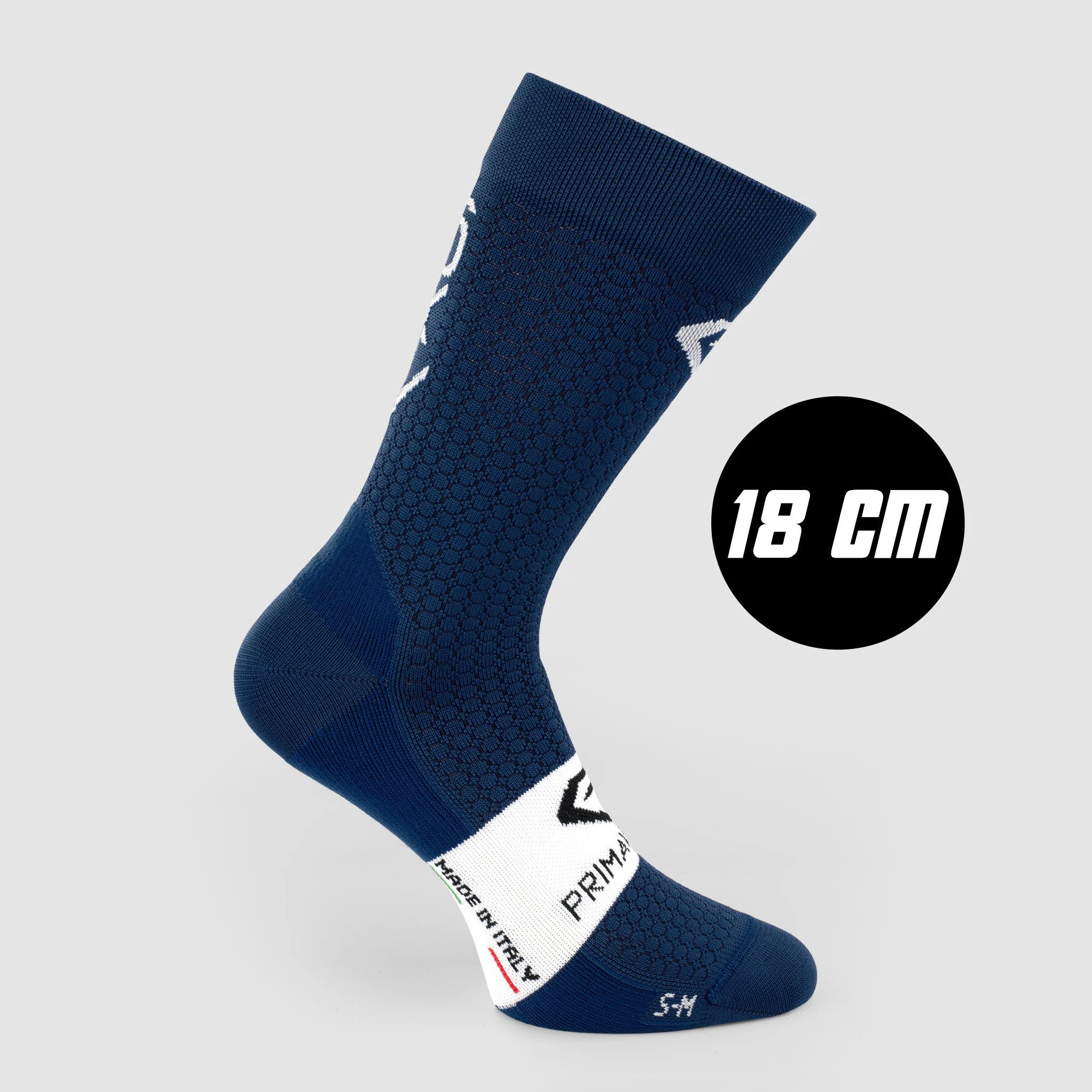 EKOI PRIMAVERA 18cm long navy blue cycling socks