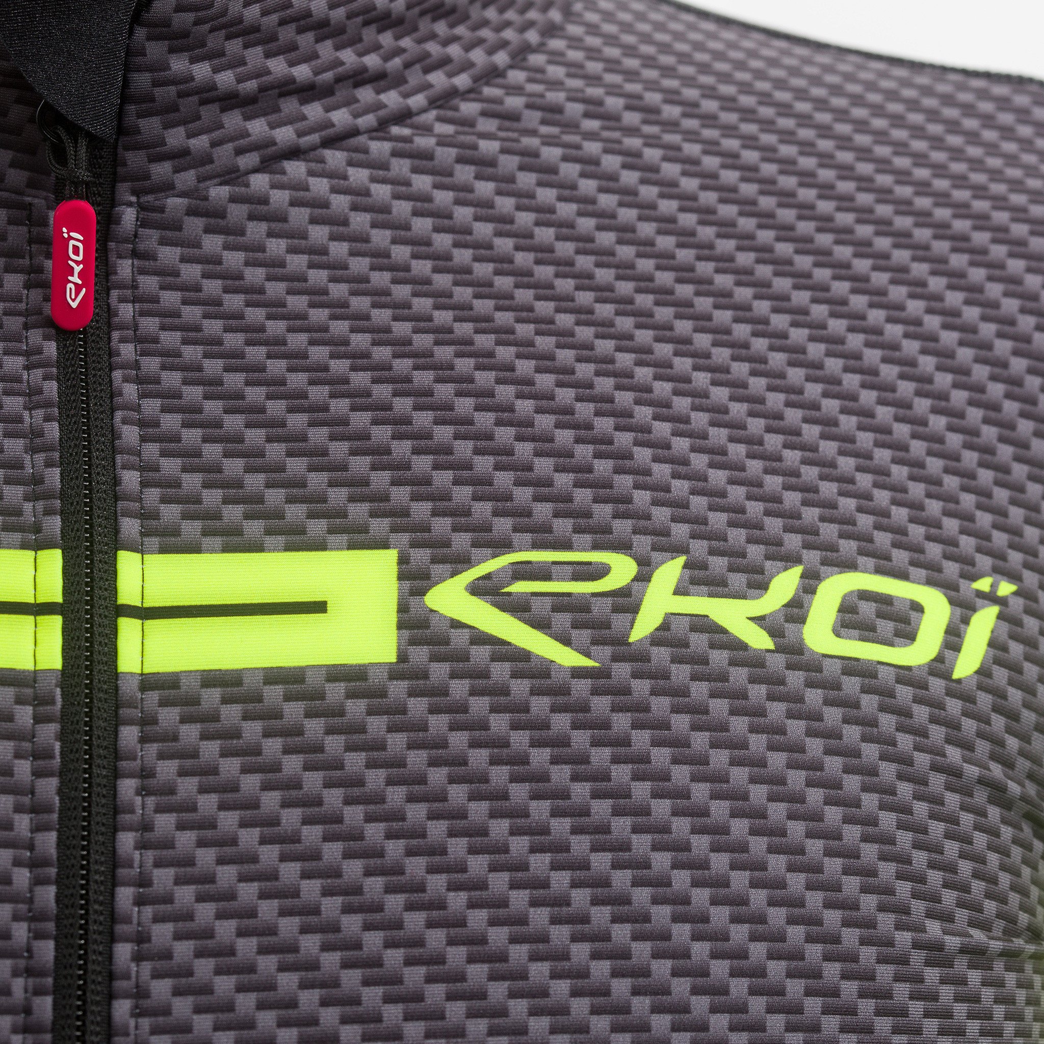 LONG SLEEVES JERSEY EKOI CARBON NEON YELLOW