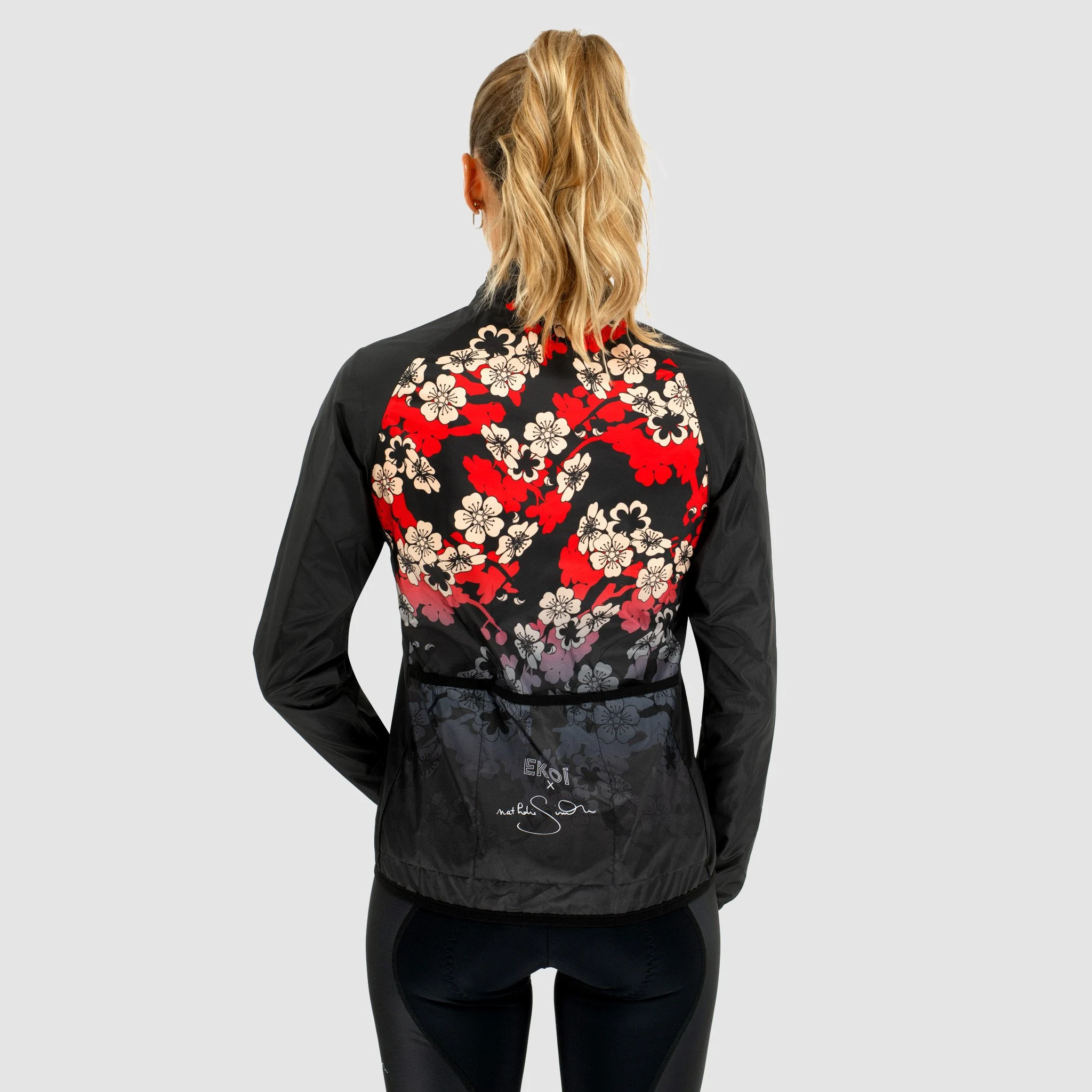 Nathalie Simon Black windproof jacket by EKOÏ